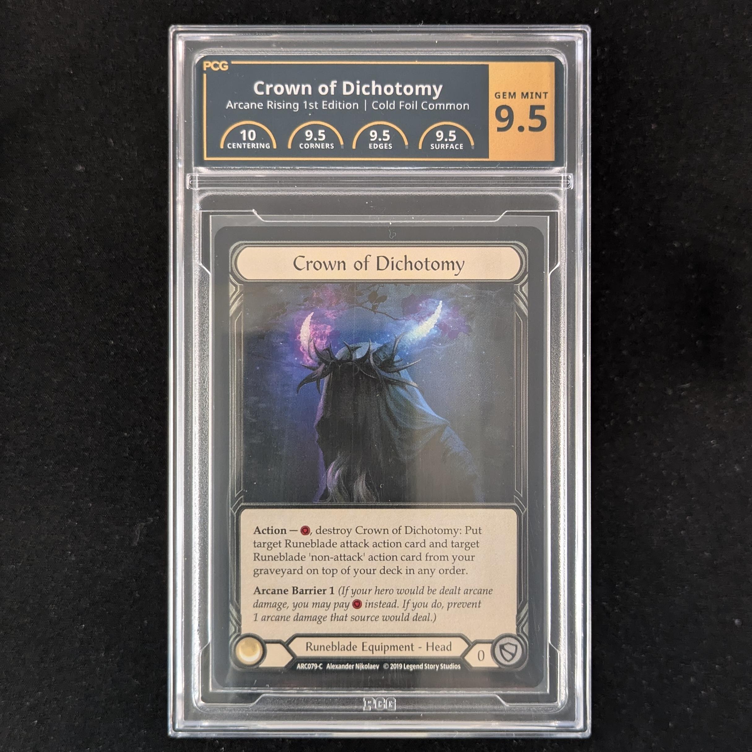 FAB Singles - Crown of Dichotomy (Cold Foil) - - Arcane Rising First - PCG 9.5 - 