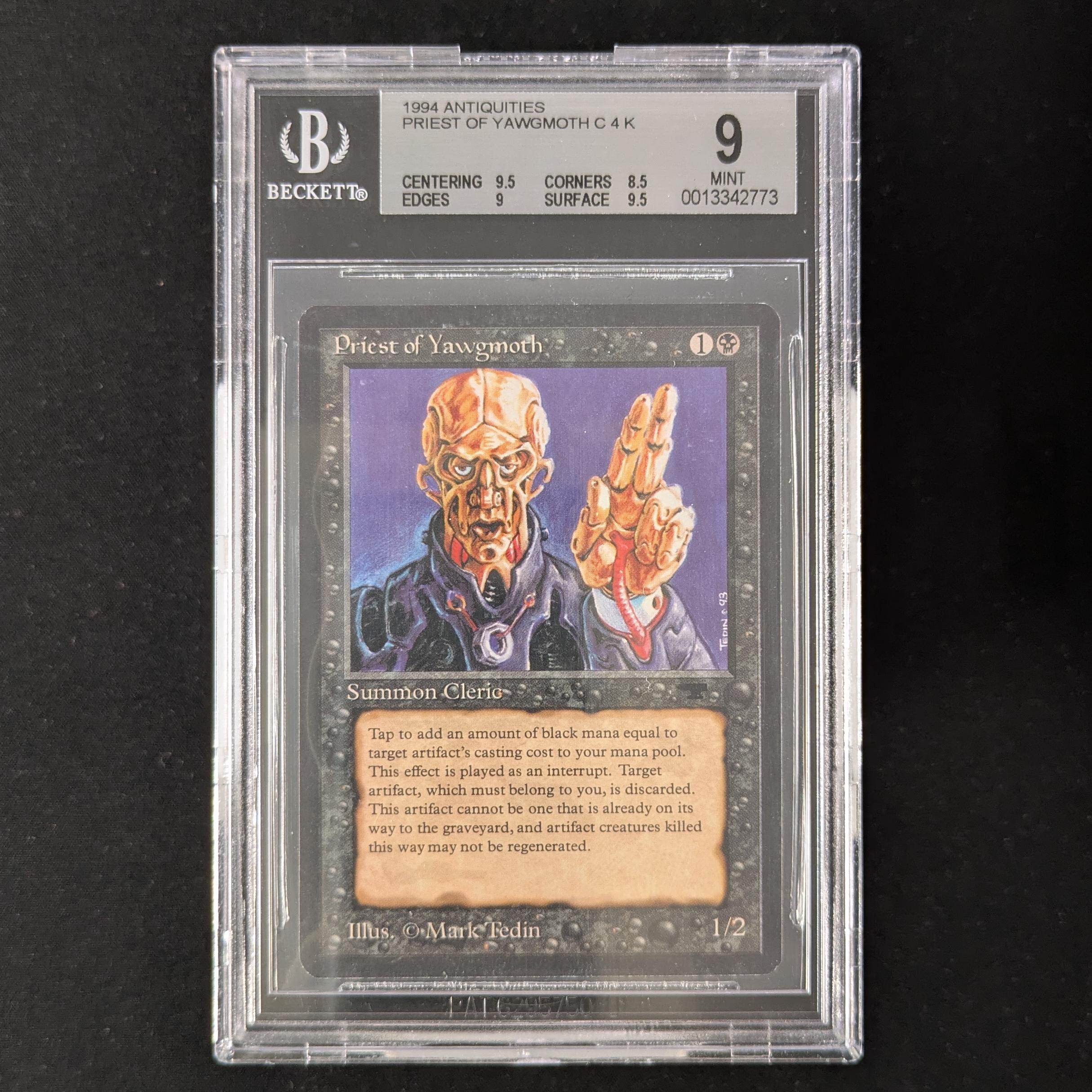 Priest of Yawgmoth - Antiquities - BGS 9