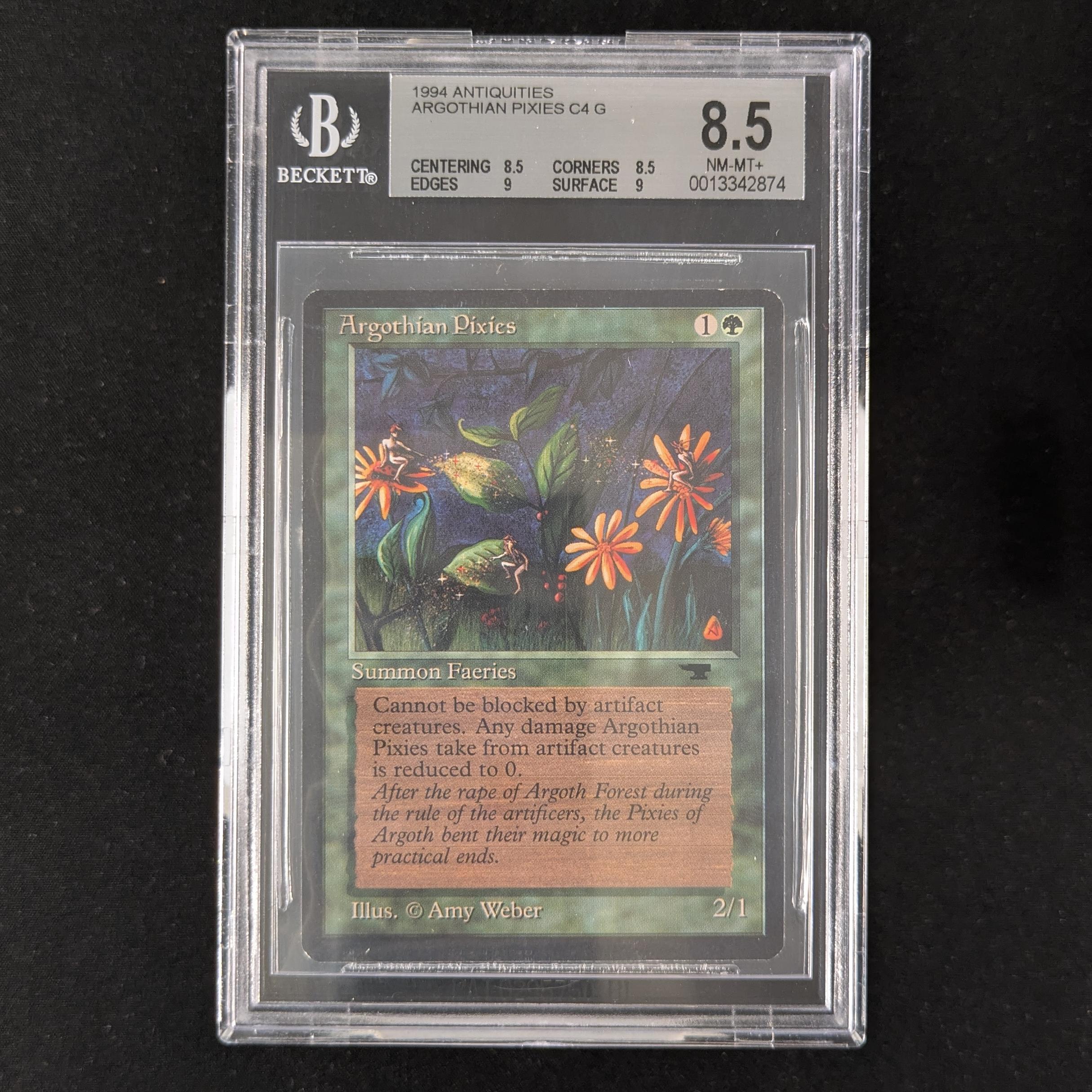 MTG Singles - Argothian Pixies - Antiquities - BGS 8.5 - 