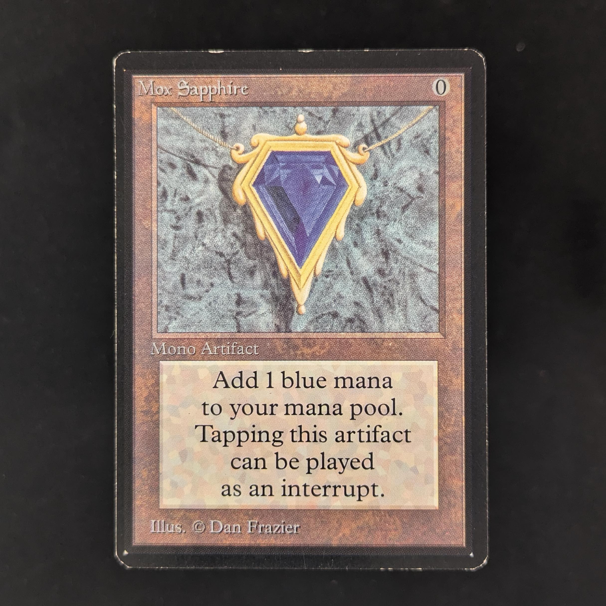 MTG Singles - Mox Sapphire - Collectors' Edition - PO - CLIPPED - 30795