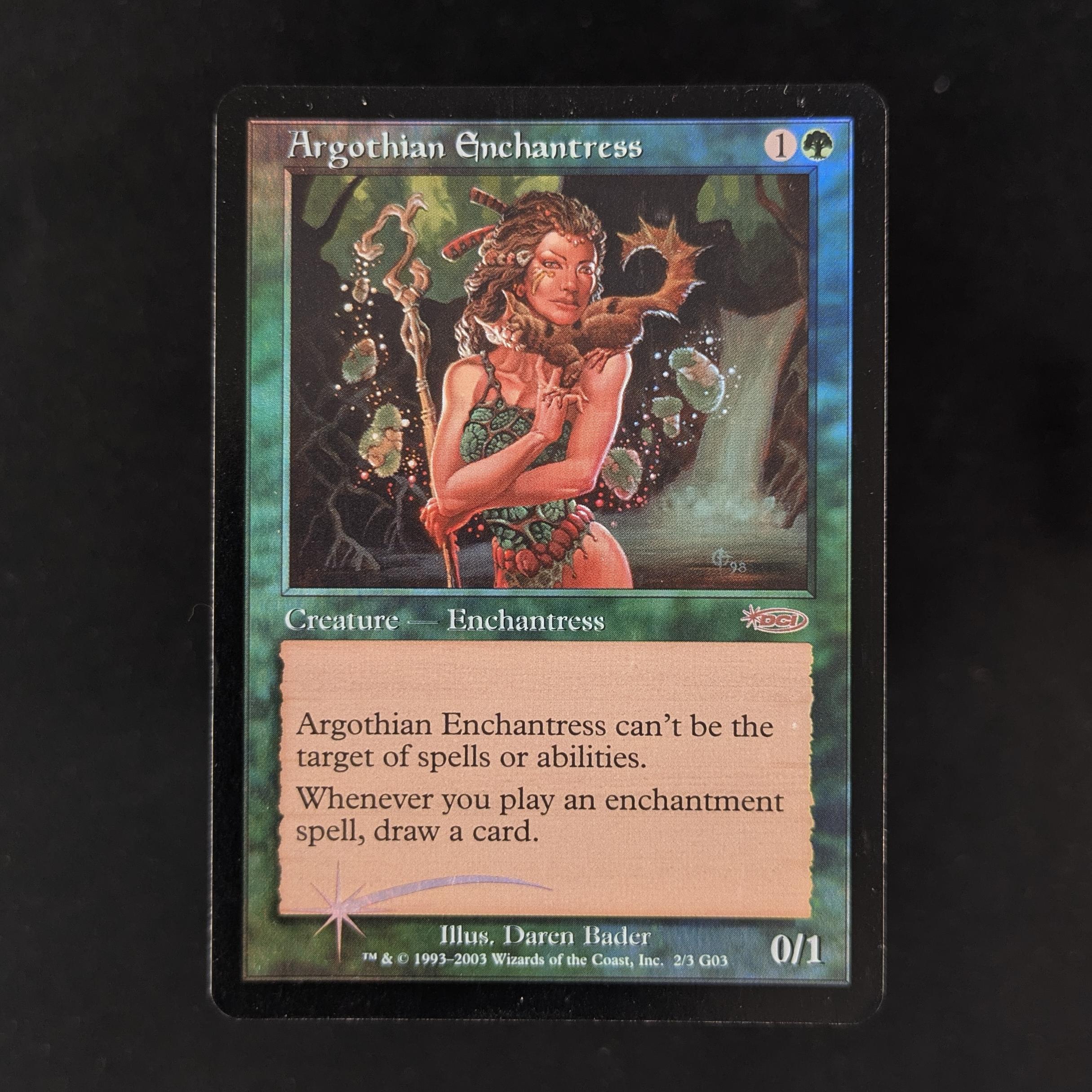 MTG Singles - [FOIL] Argothian Enchantress - Judge Rewards Promos - GD - 
