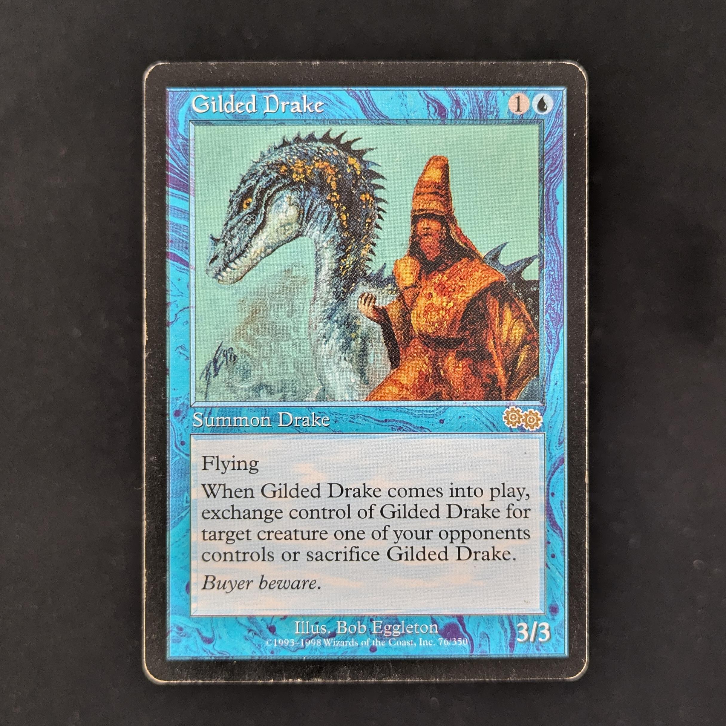 MTG Singles - Gilded Drake - Urza's Saga - English - LP - 30888