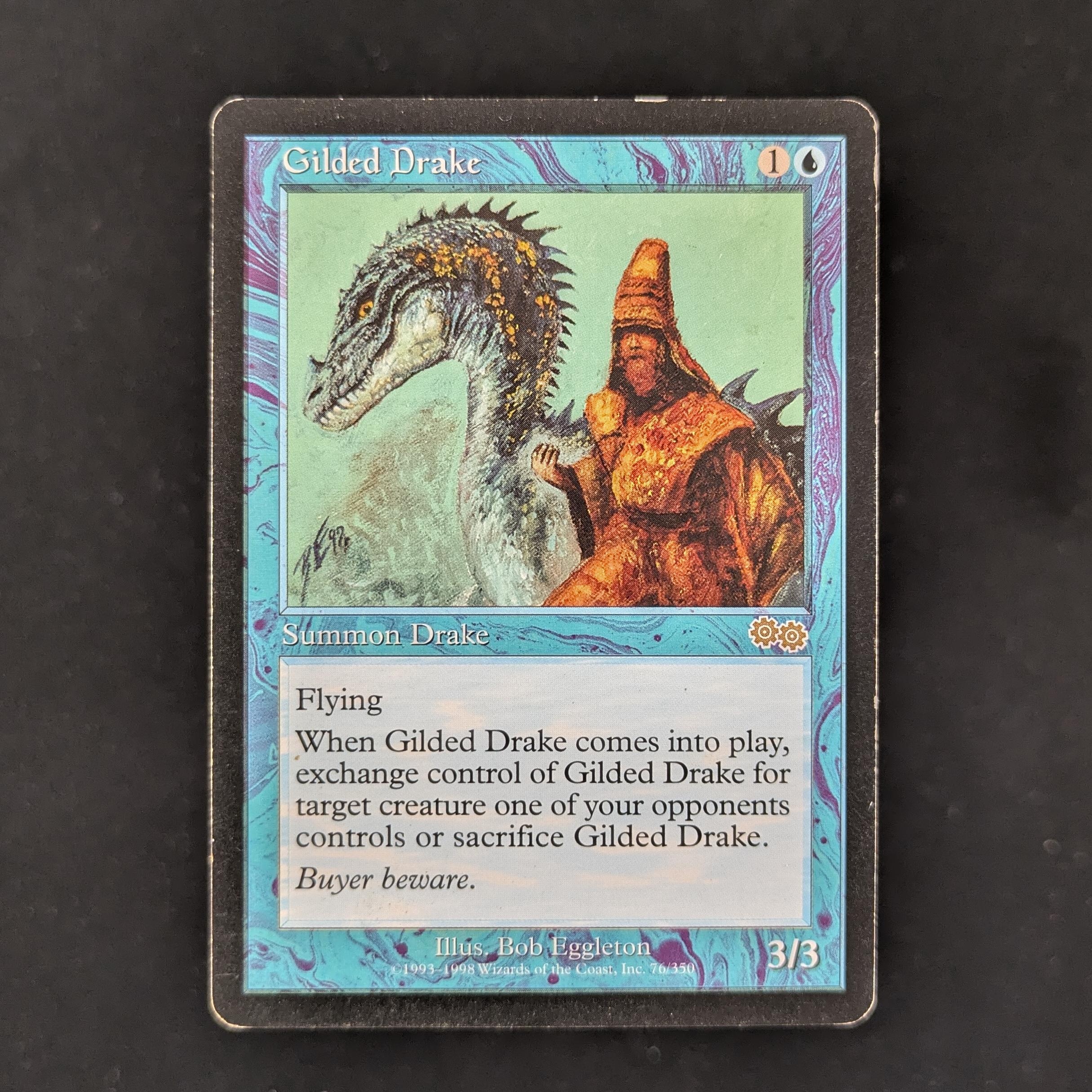 MTG Singles - Gilded Drake - Urza's Saga - English - LP - 30889