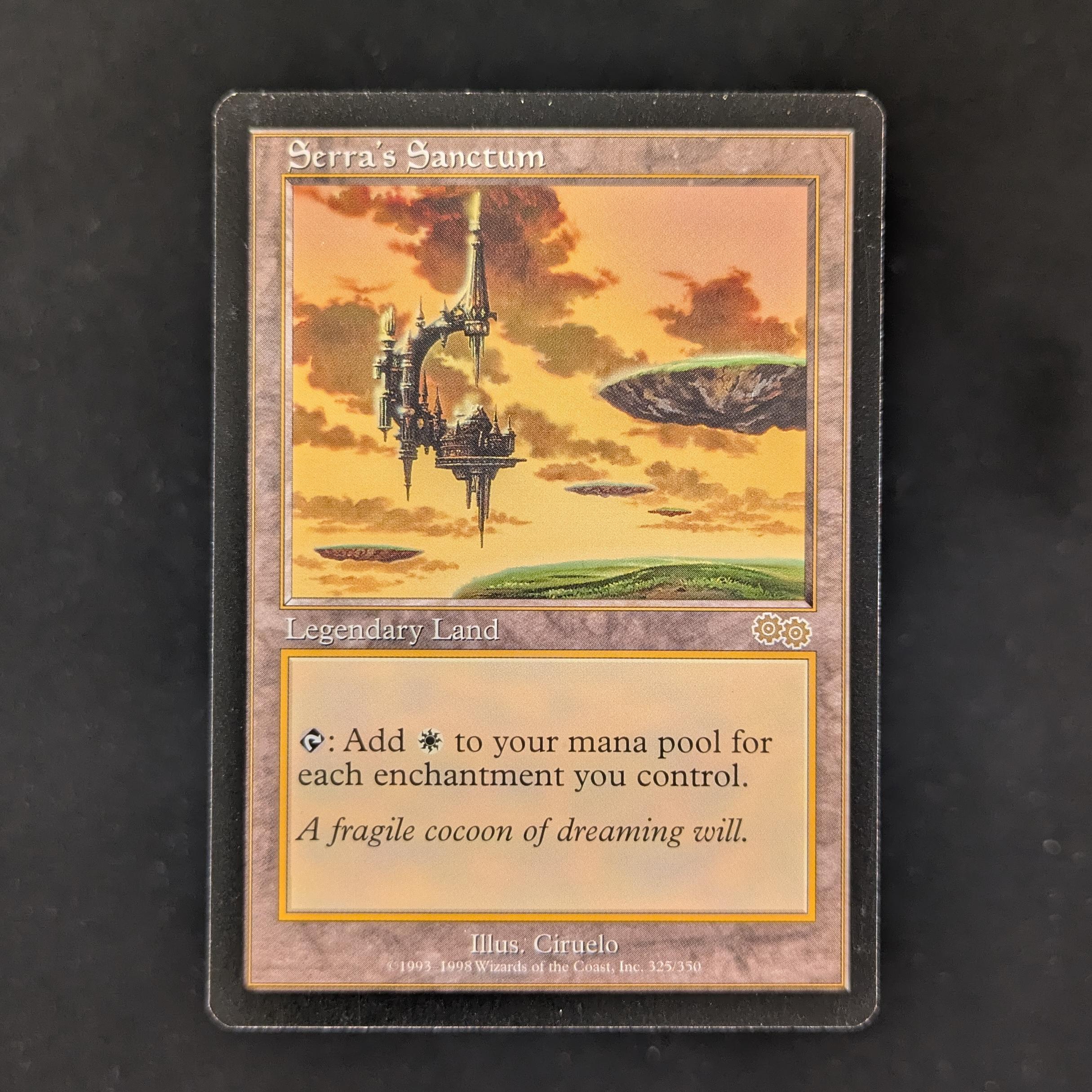 MTG Singles - Serra's Sanctum - Urza's Saga - English - GD - BINDER DING - 30899