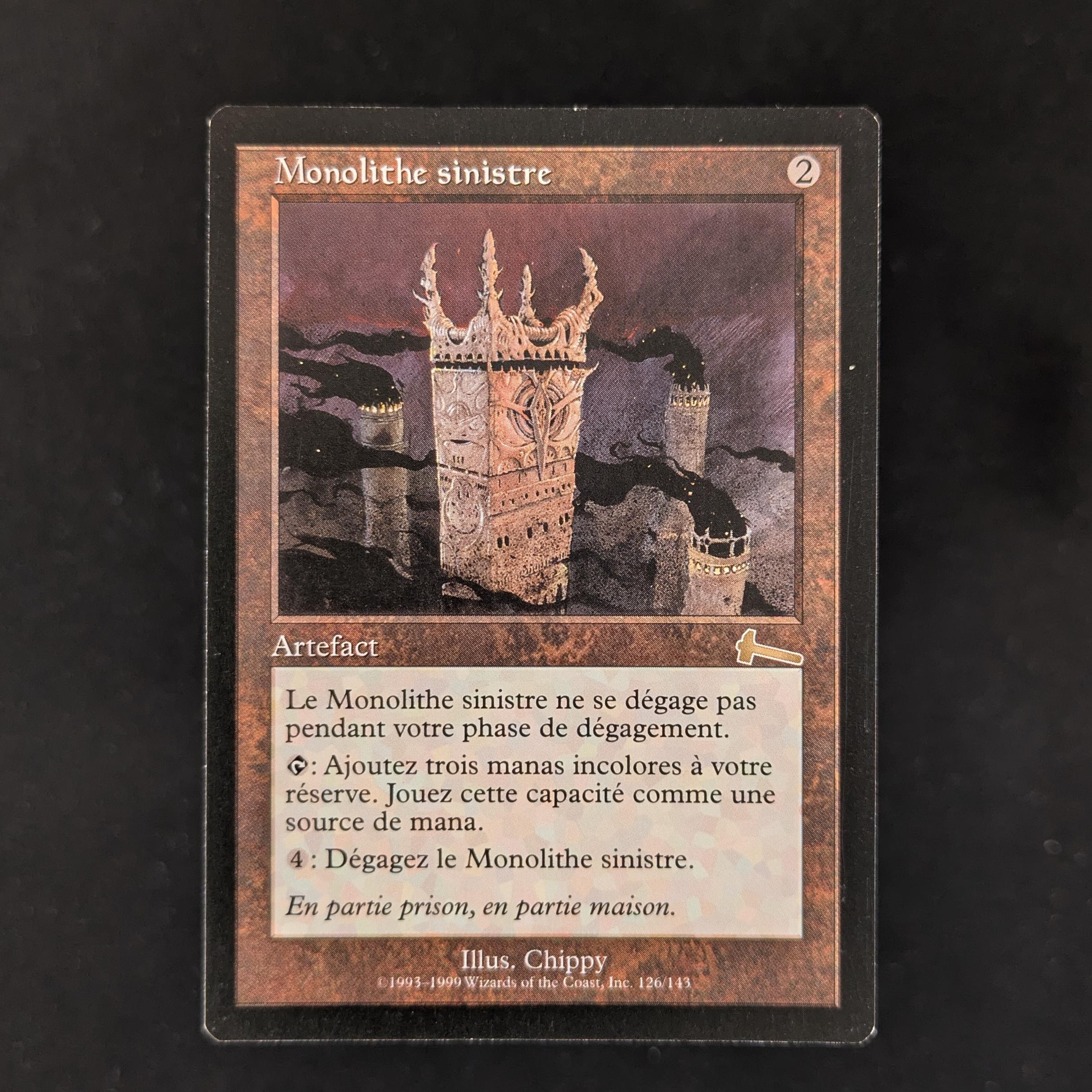 MTG Singles - Grim Monolith - Urza's Legacy - French - EX - 30906