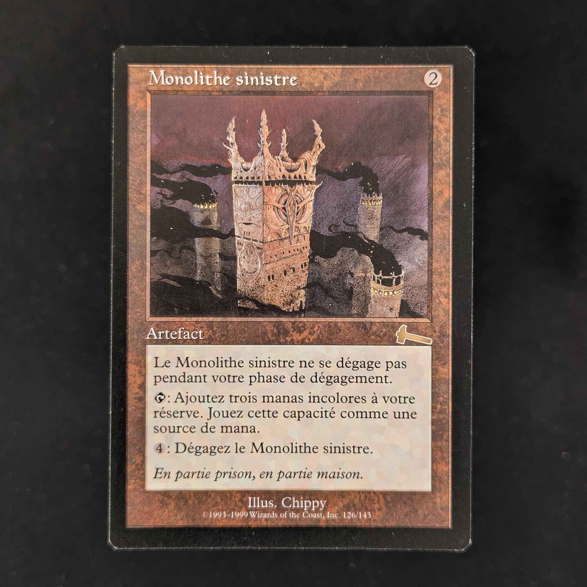 MTG Singles - Grim Monolith - Urza's Legacy - French - EX - 30907