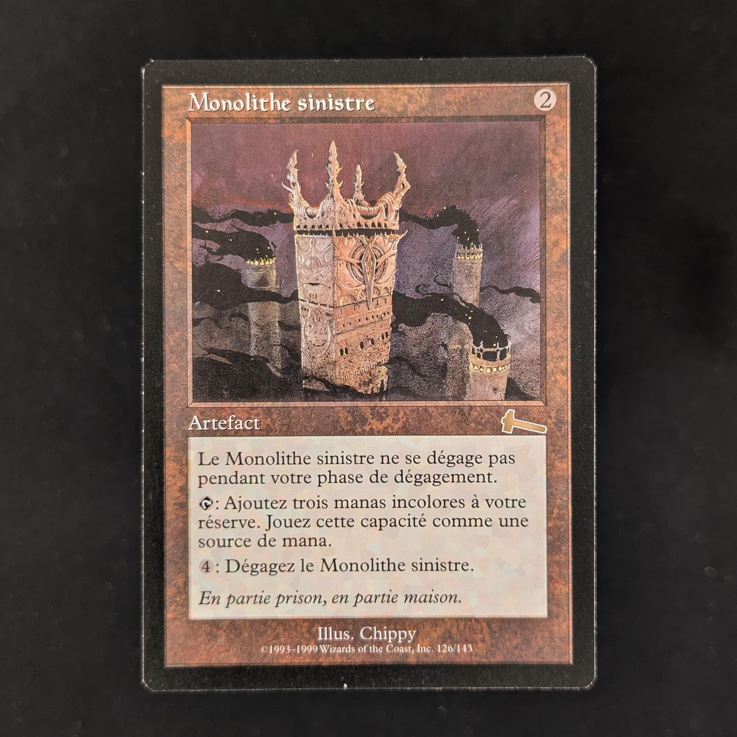 MTG Singles - Grim Monolith - Urza's Legacy - French - EX - 30908