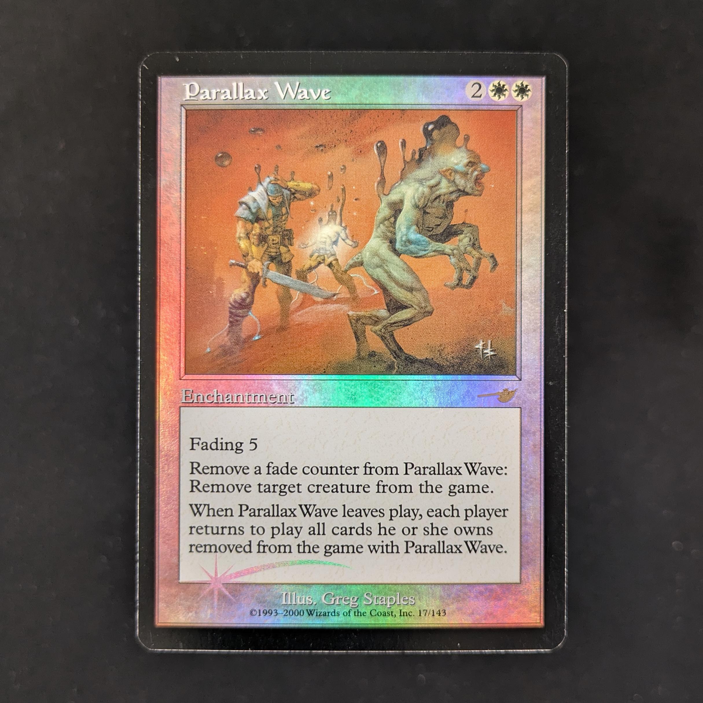MTG Singles - [FOIL] Parallax Wave - Nemesis - EX - 
