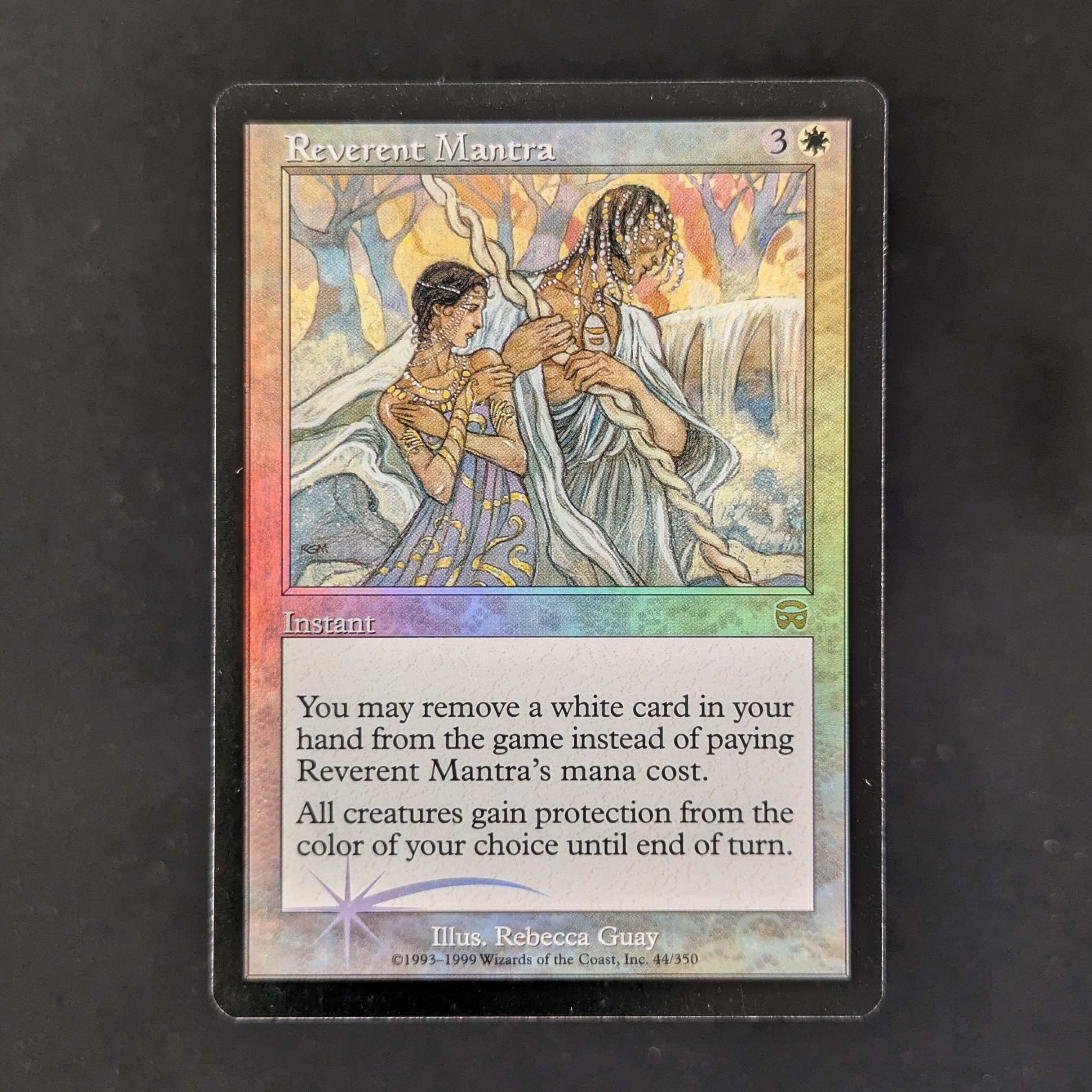 MTG Singles - [FOIL] Reverent Mantra - Mercadian Masques - EX - 