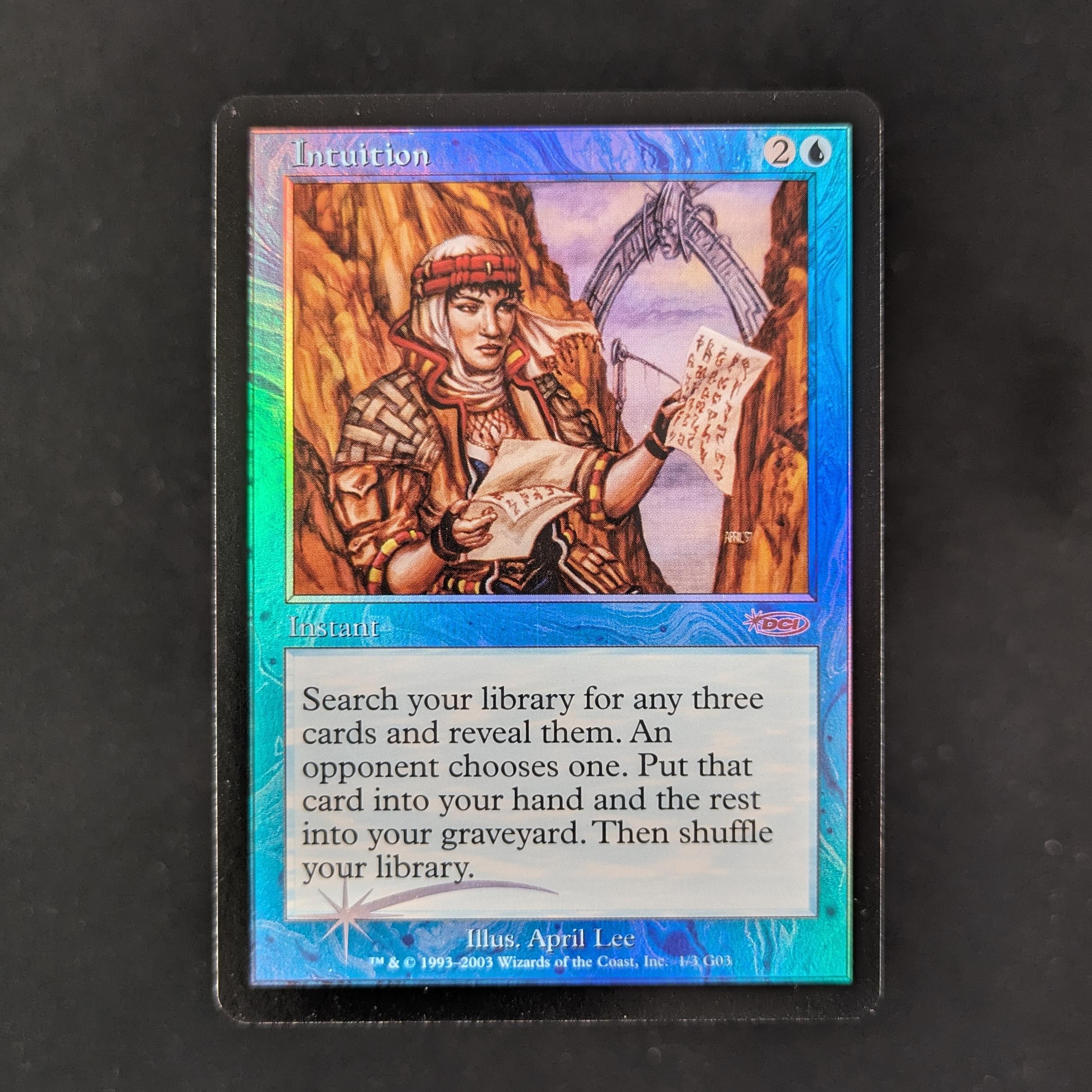 MTG Singles - [FOIL] Intuition - Judge Rewards Promos - NM - 