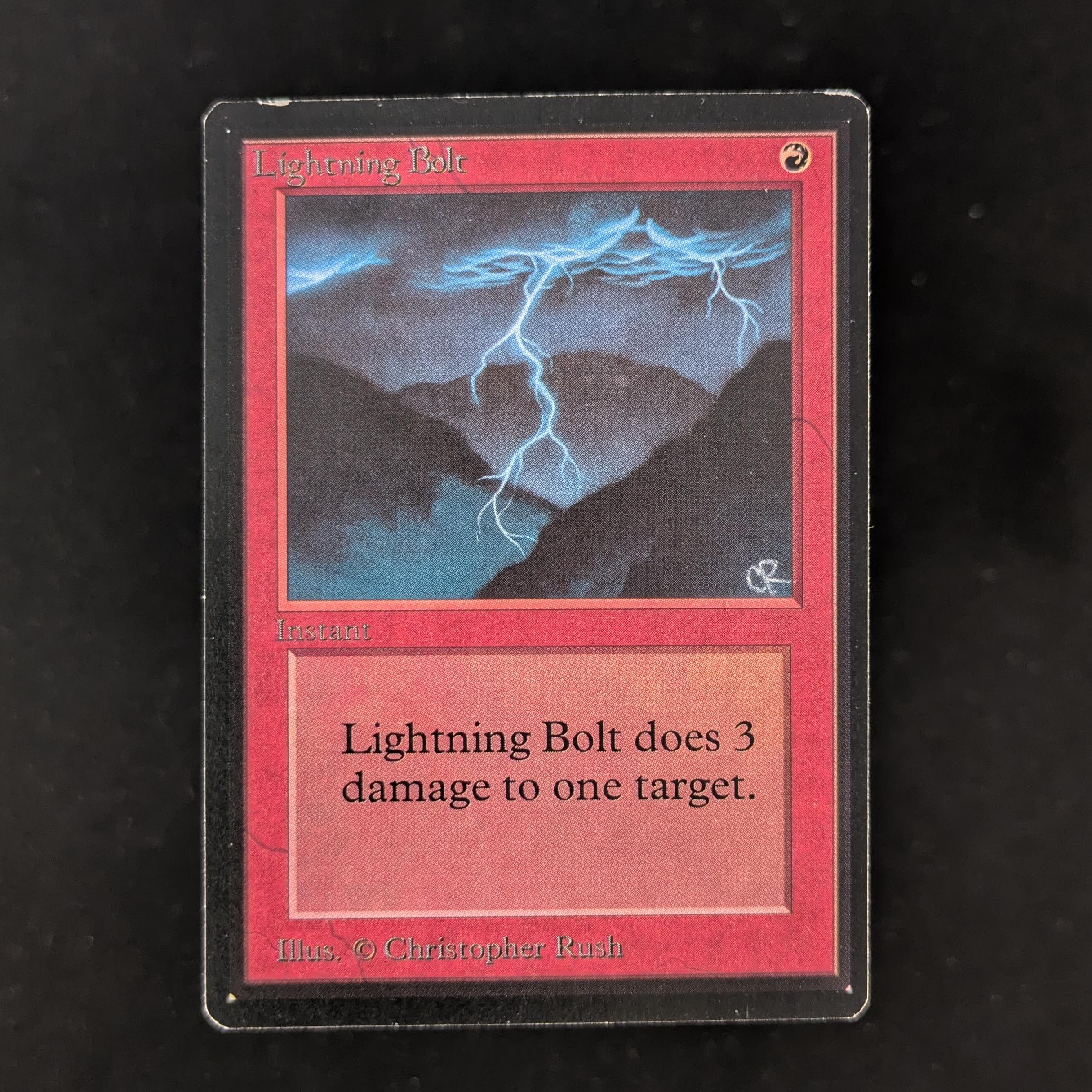 MTG Singles - Lightning Bolt - Beta - GD - 30944