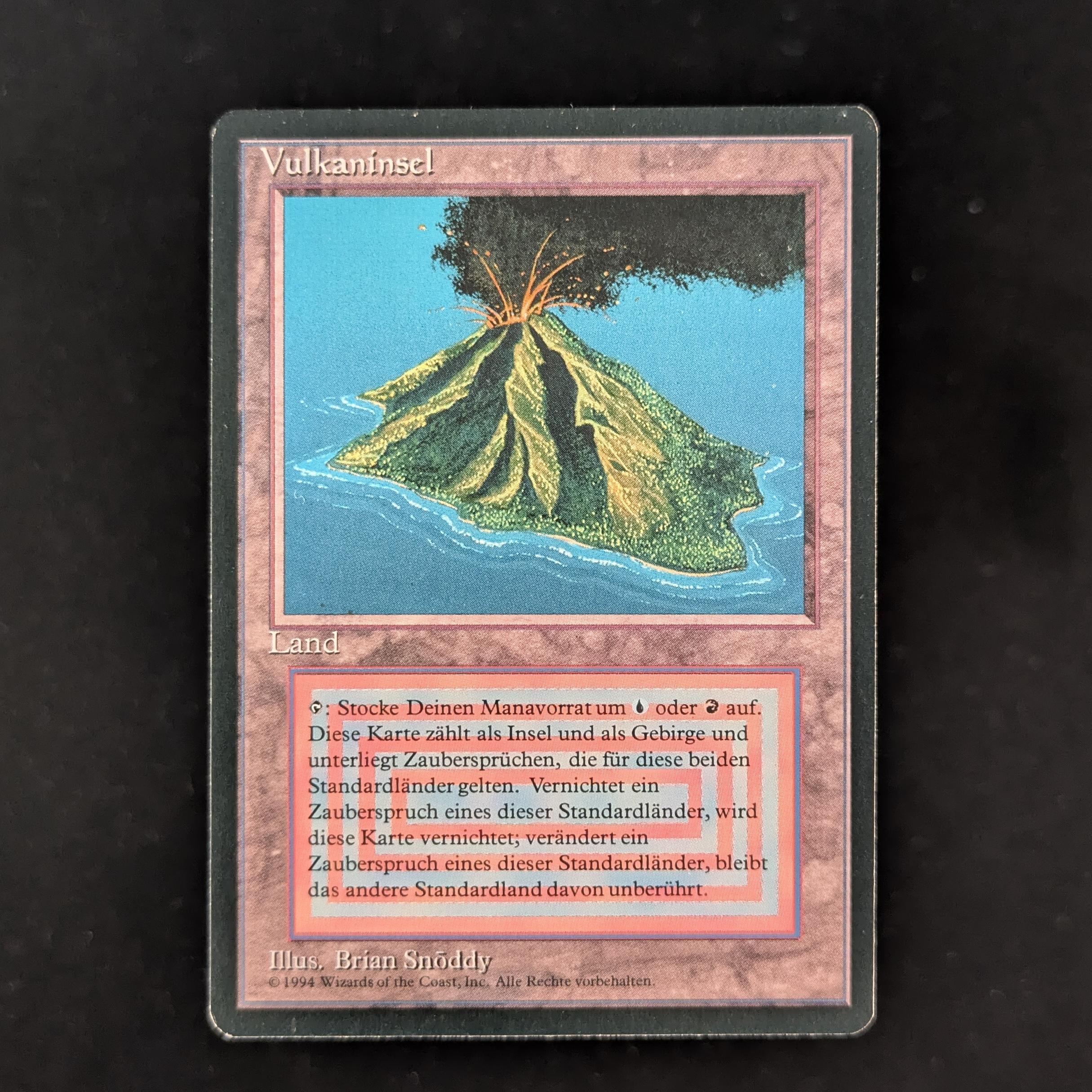 MTG Singles - Volcanic Island - Foreign Black Bordered - German - NM - 30949