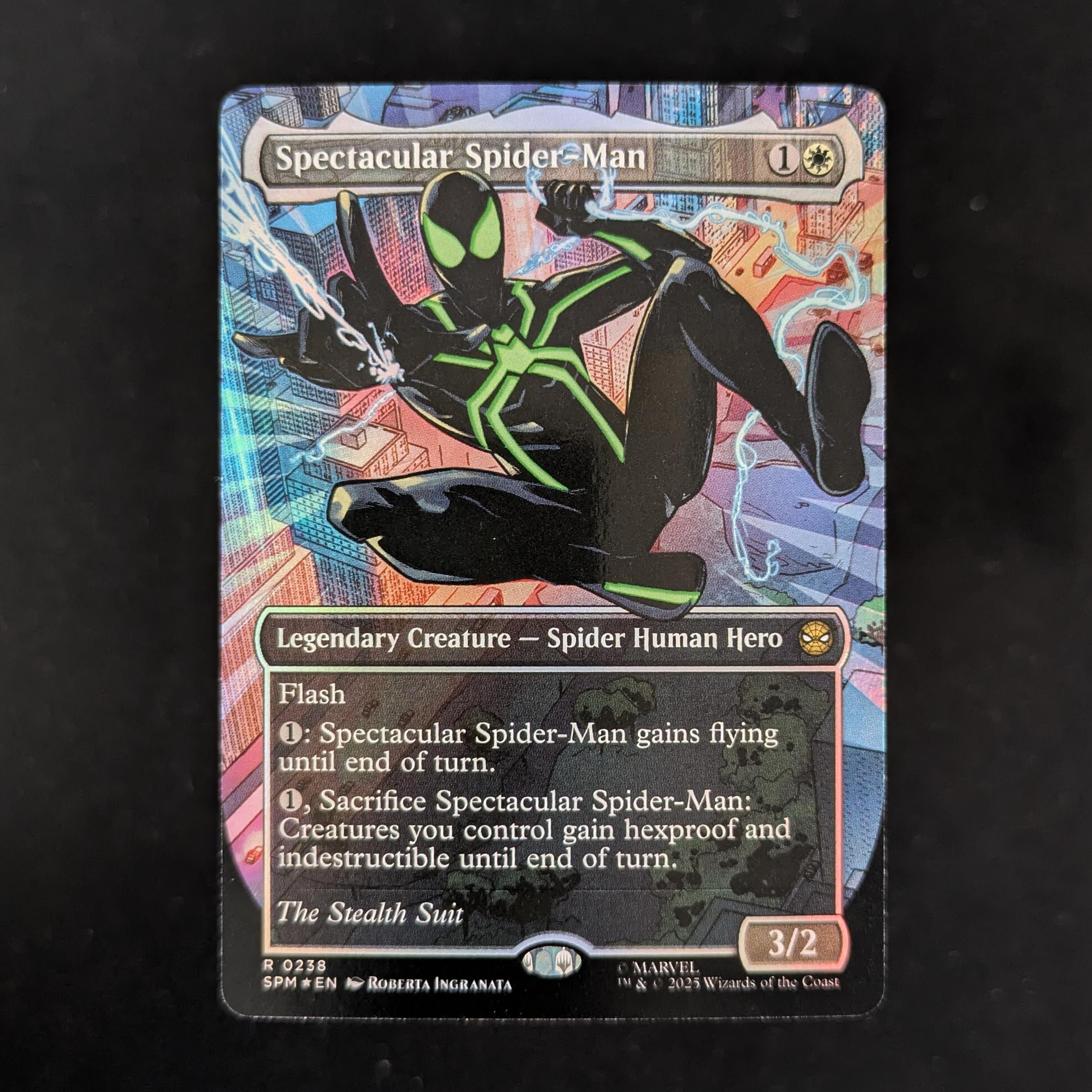 MTG Singles - [FOIL] Spectacular Spider-Man (Stealth) - Magic: The Gathering | Marvel's Spider-Man: Extras - NM - 