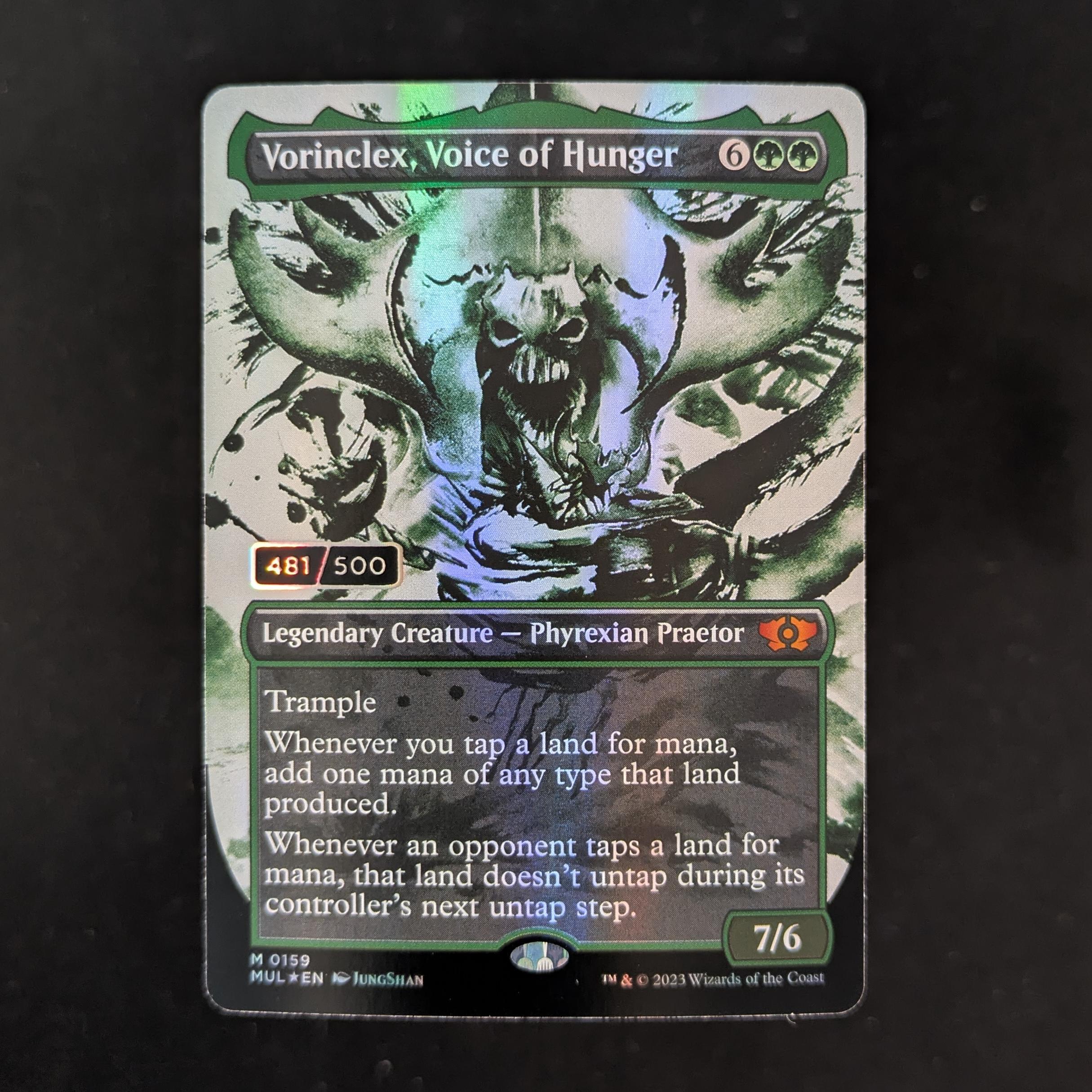 MTG Singles - [FOIL] Vorinclex, Voice of Hunger (Serialized) - Multiverse Legends - NM, 481/500 - 