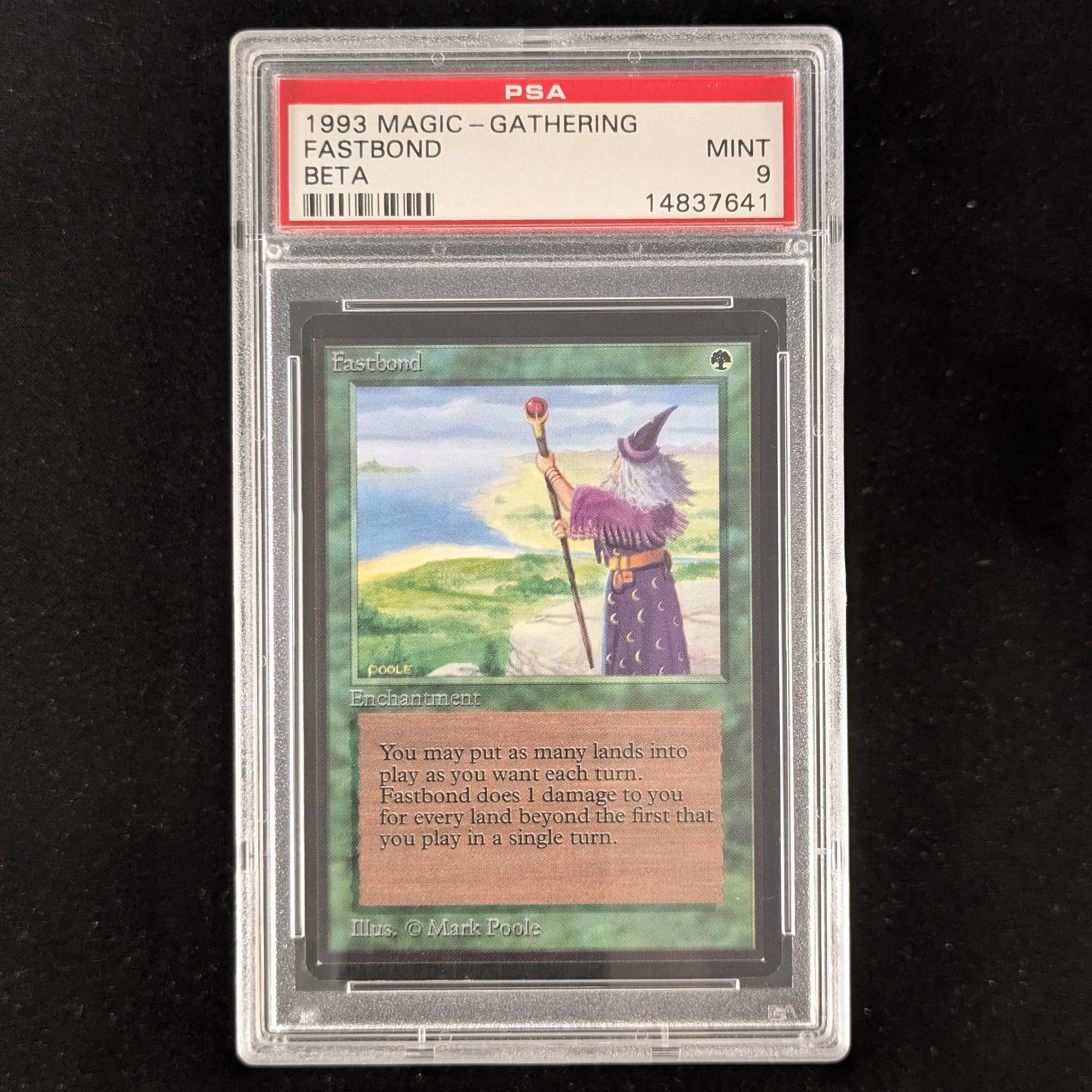 MTG Singles - Fastbond - Beta - PSA 9 - 30988