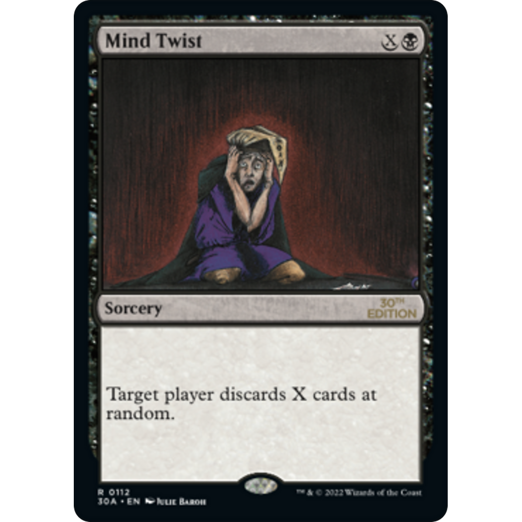 MTG Singles - Mind Twist (Modern Frame) - 30th Anniversary Edition - 
