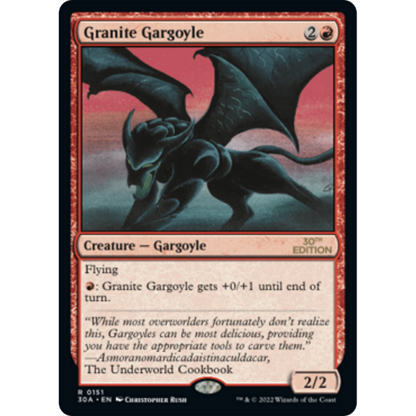 Granite Gargoyle (Modern Frame) - 30th Anniversary Edition