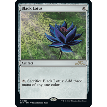 Black Lotus (Modern Frame) - 30th Anniversary Edition Black Lotus (Modern Frame) - 30th Anniversary Edition