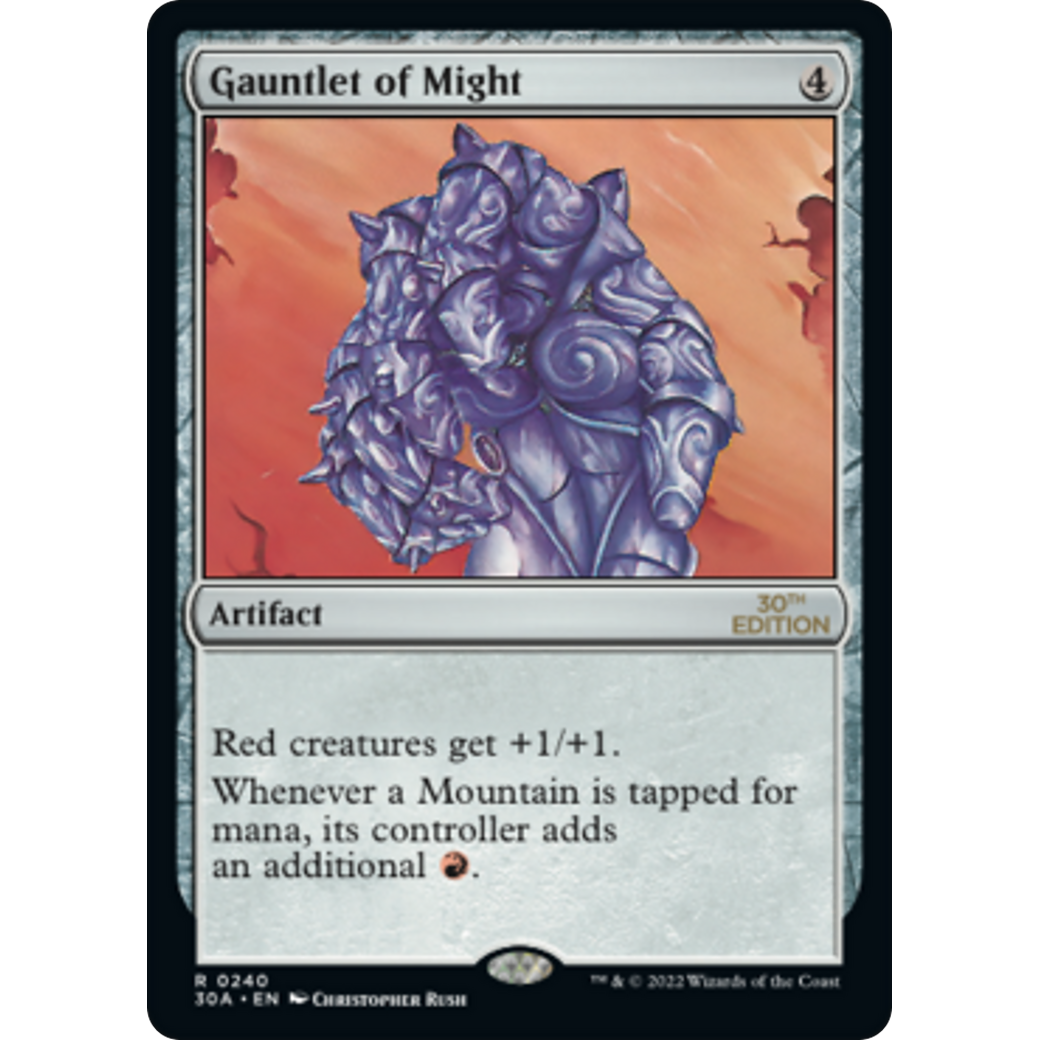 Gauntlet of Might (Modern Frame) - 30th Anniversary Edition