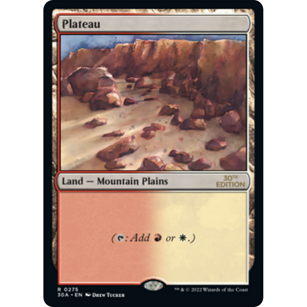 MTG Singles - Plateau (Modern Frame) - 30th Anniversary Edition - 