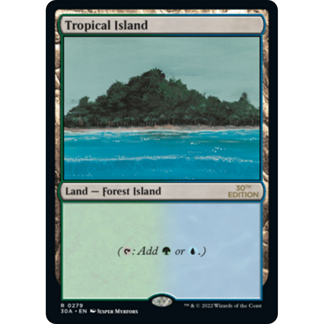 MTG Singles - Tropical Island (Modern Frame) - 30th Anniversary Edition - 