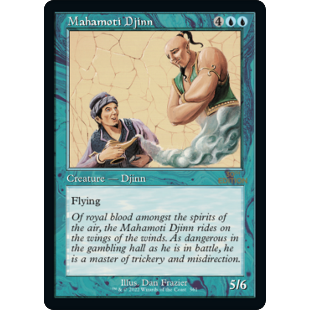 MTG Singles - Mahamoti Djinn (Retro Frame) - 30th Anniversary Edition - 