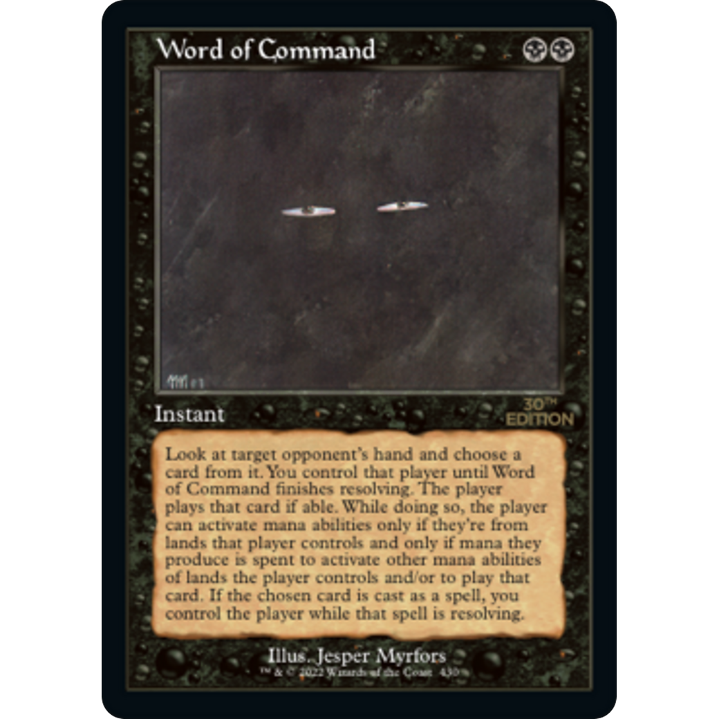 MTG Singles - Word of Command (Retro Frame) - 30th Anniversary Edition - 