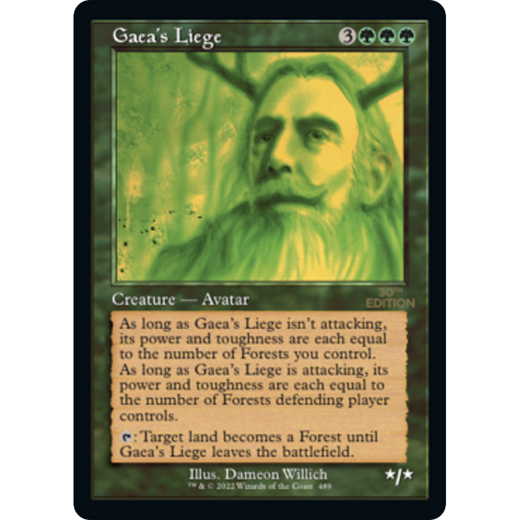 Gaea's Liege (Retro Frame) - 30th Anniversary Edition