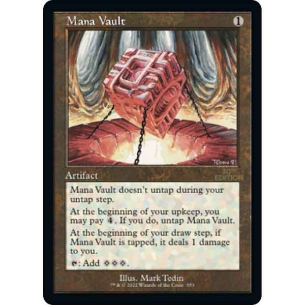 Mana Vault (Retro Frame) - 30th Anniversary Edition Mana Vault (Retro Frame) - 30th Anniversary Edition