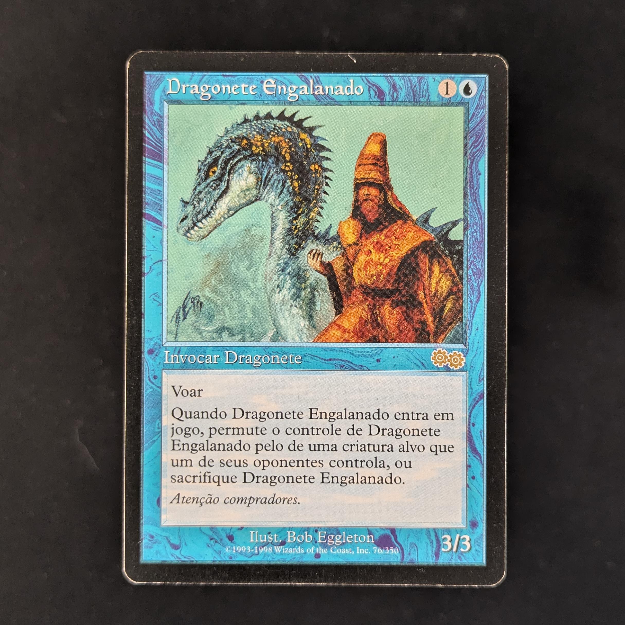 MTG Singles - Gilded Drake - Urza's Saga - Portuese - LP - BENT - 31025
