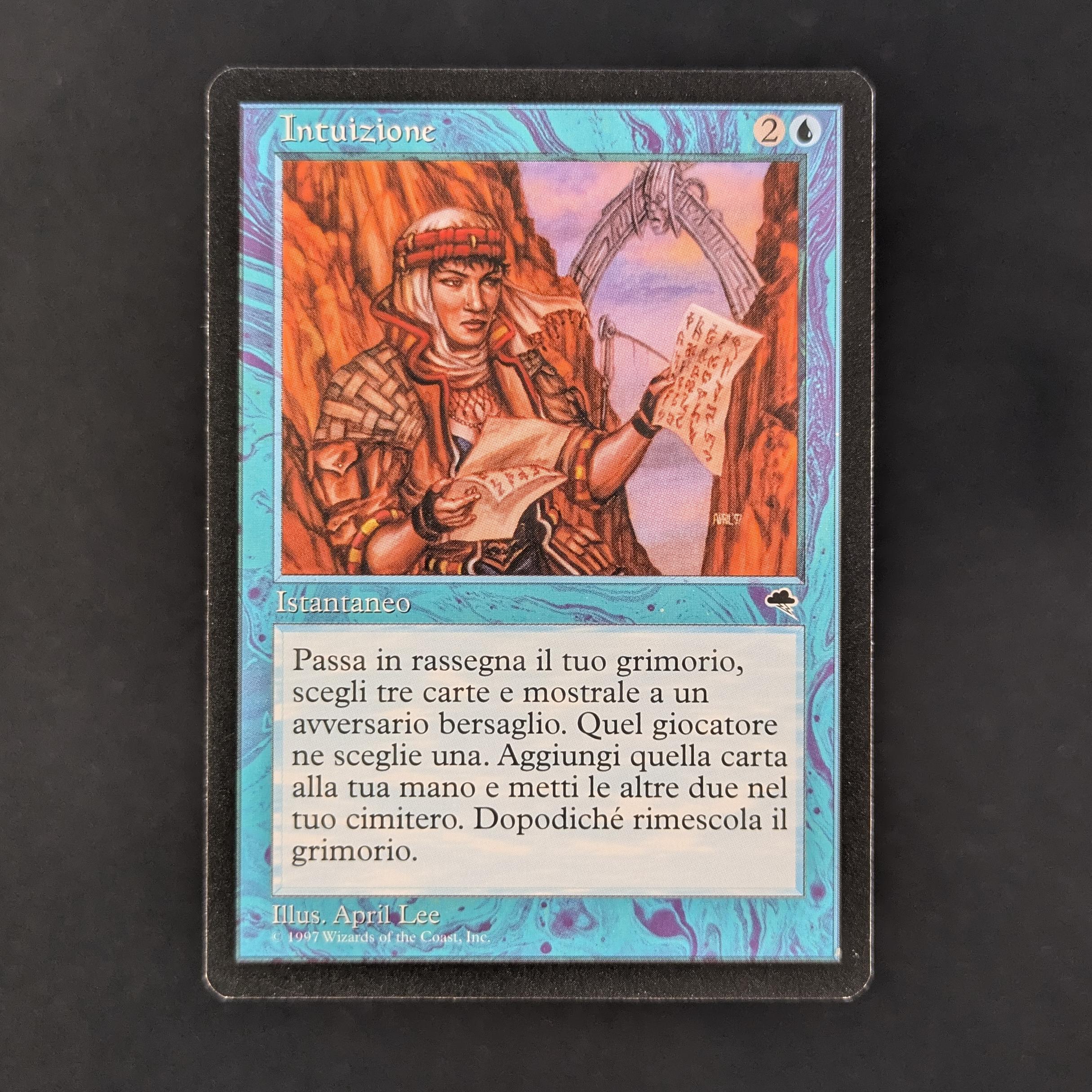 MTG Singles - Intuition - Tempest - Italian - EX - 31065