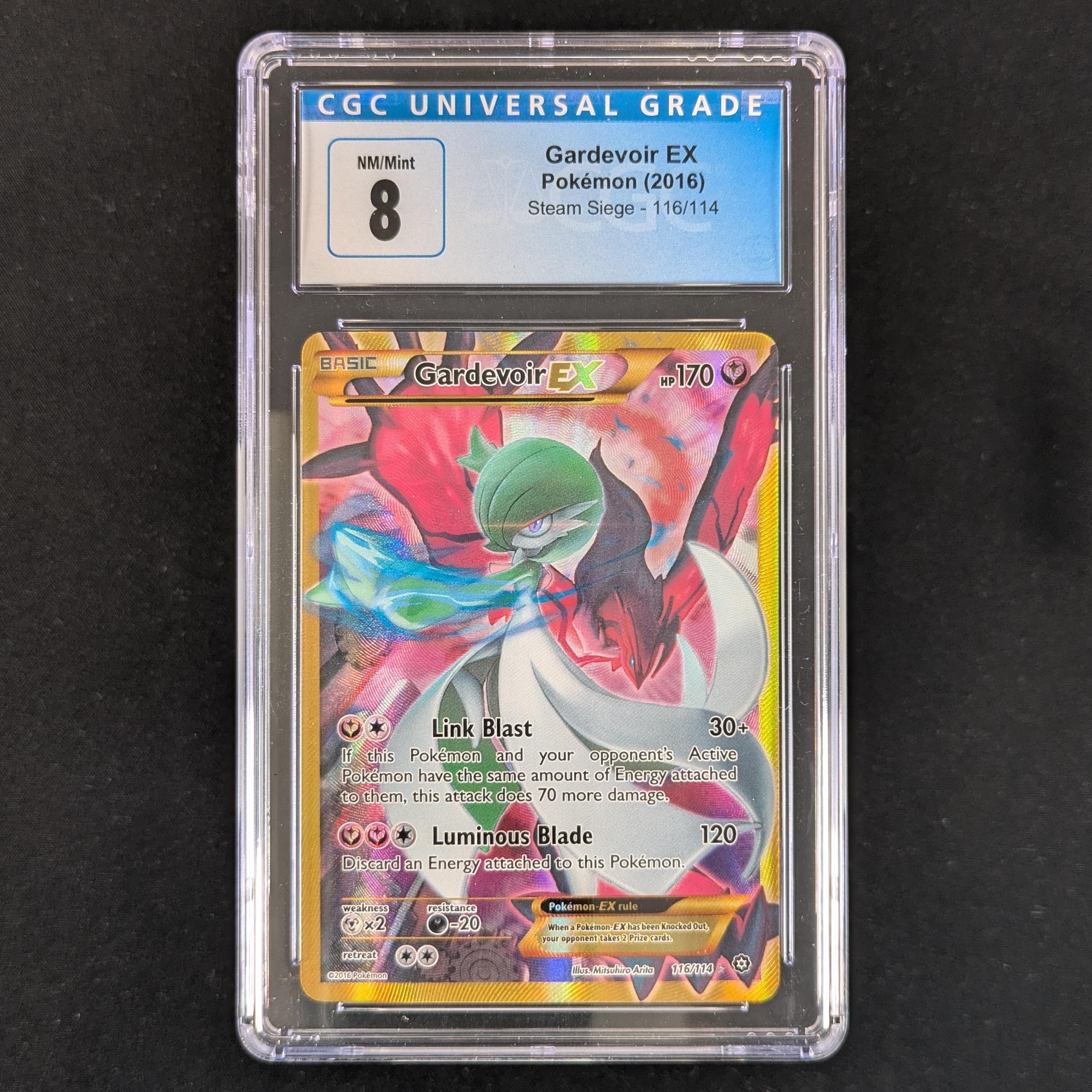 PTCG Singles - Gardevoir EX (STS 116) - Steam Siege - English - CGC 8 - 31076