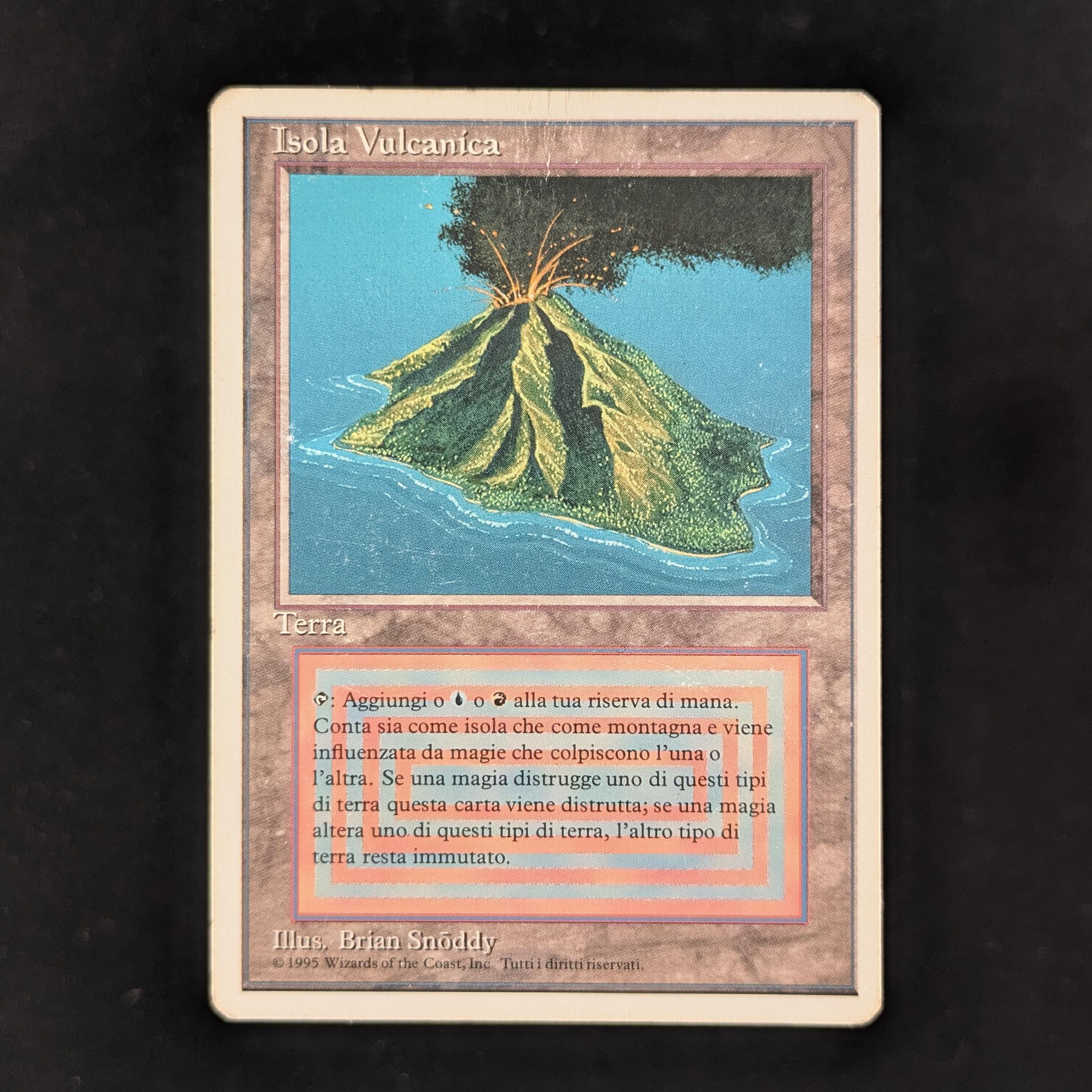Volcanic Island - Foreign White Bordered