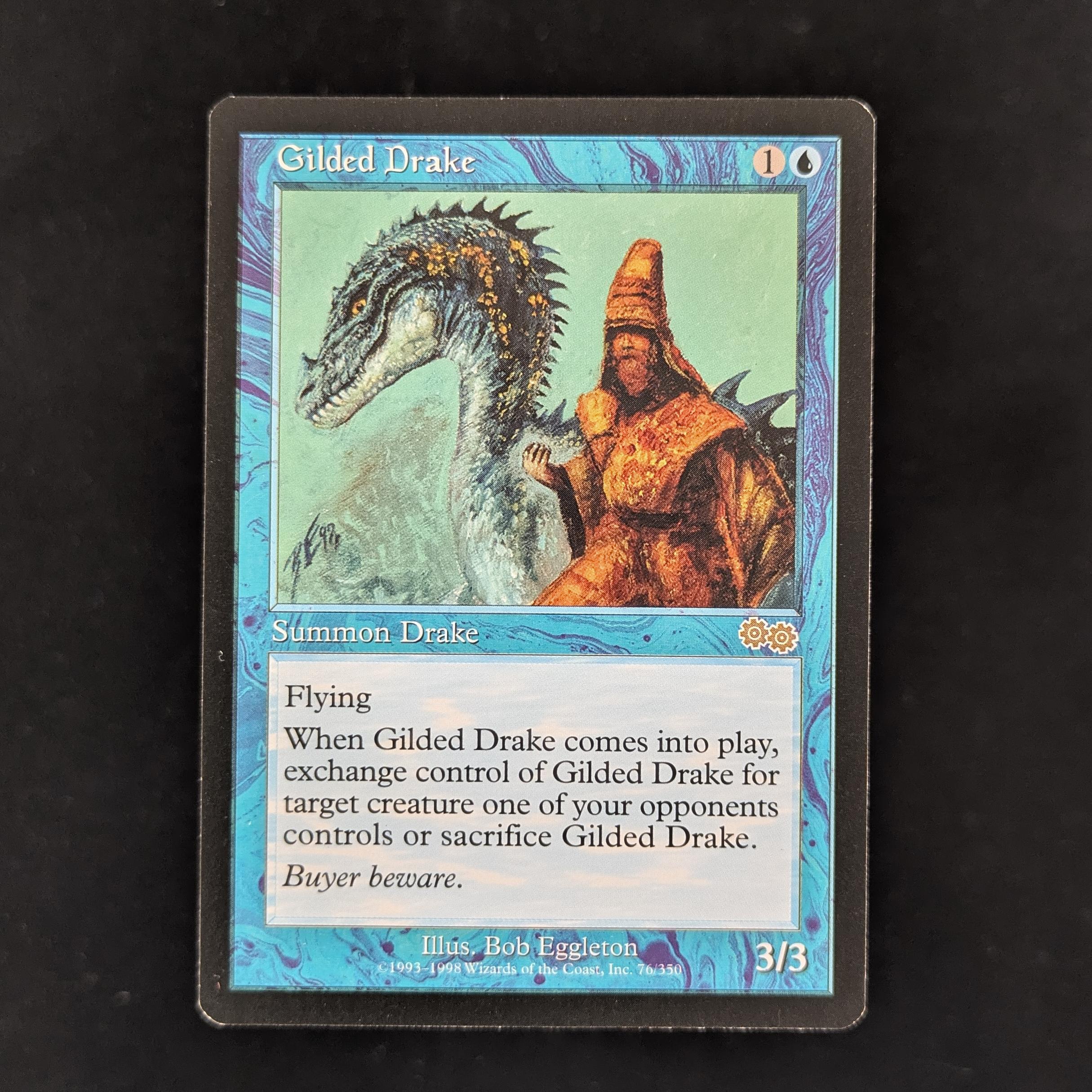 MTG Singles - Gilded Drake - Urza's Saga - English - NM - 31157