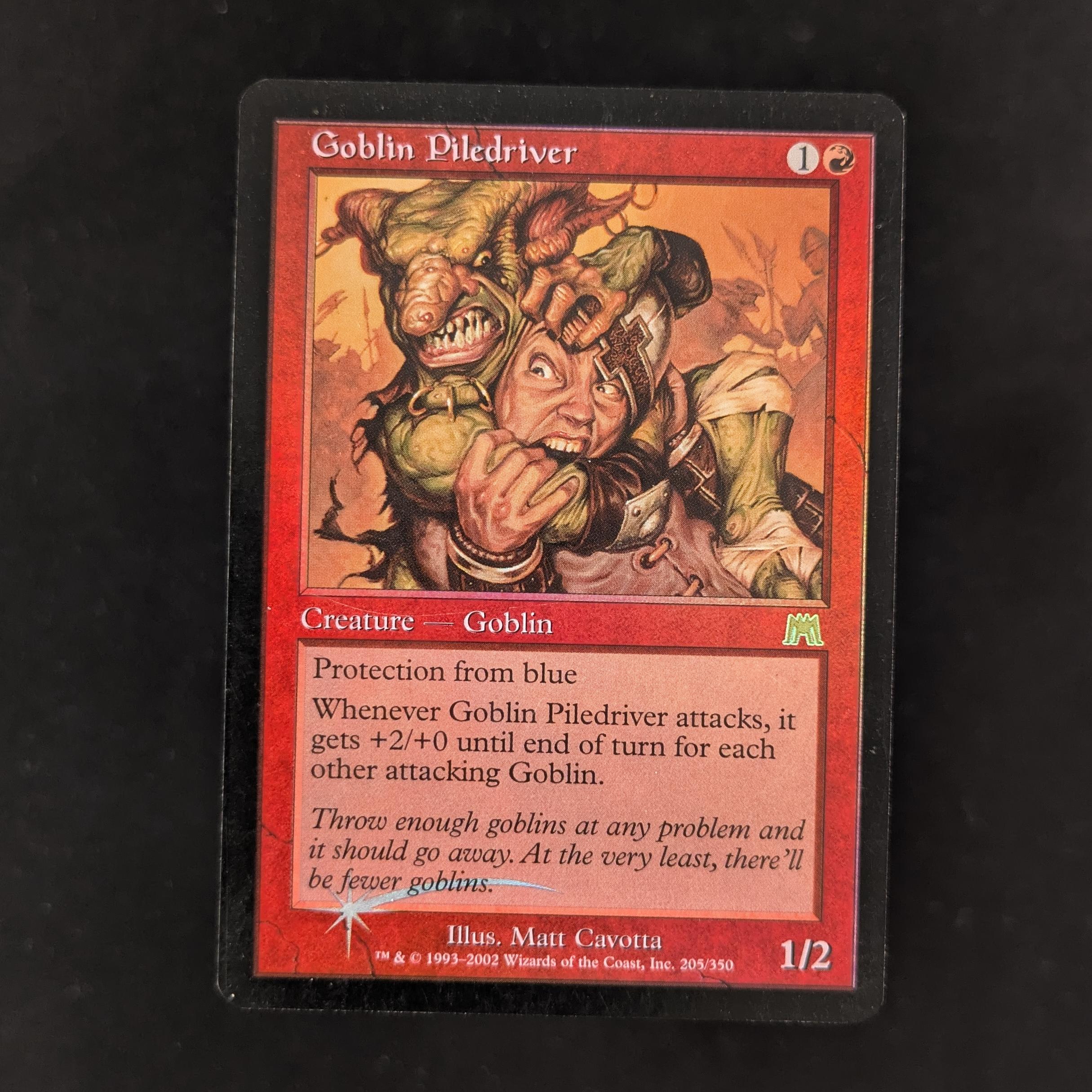 MTG Singles - [FOIL] Goblin Piledriver - Onslaught - GD - 