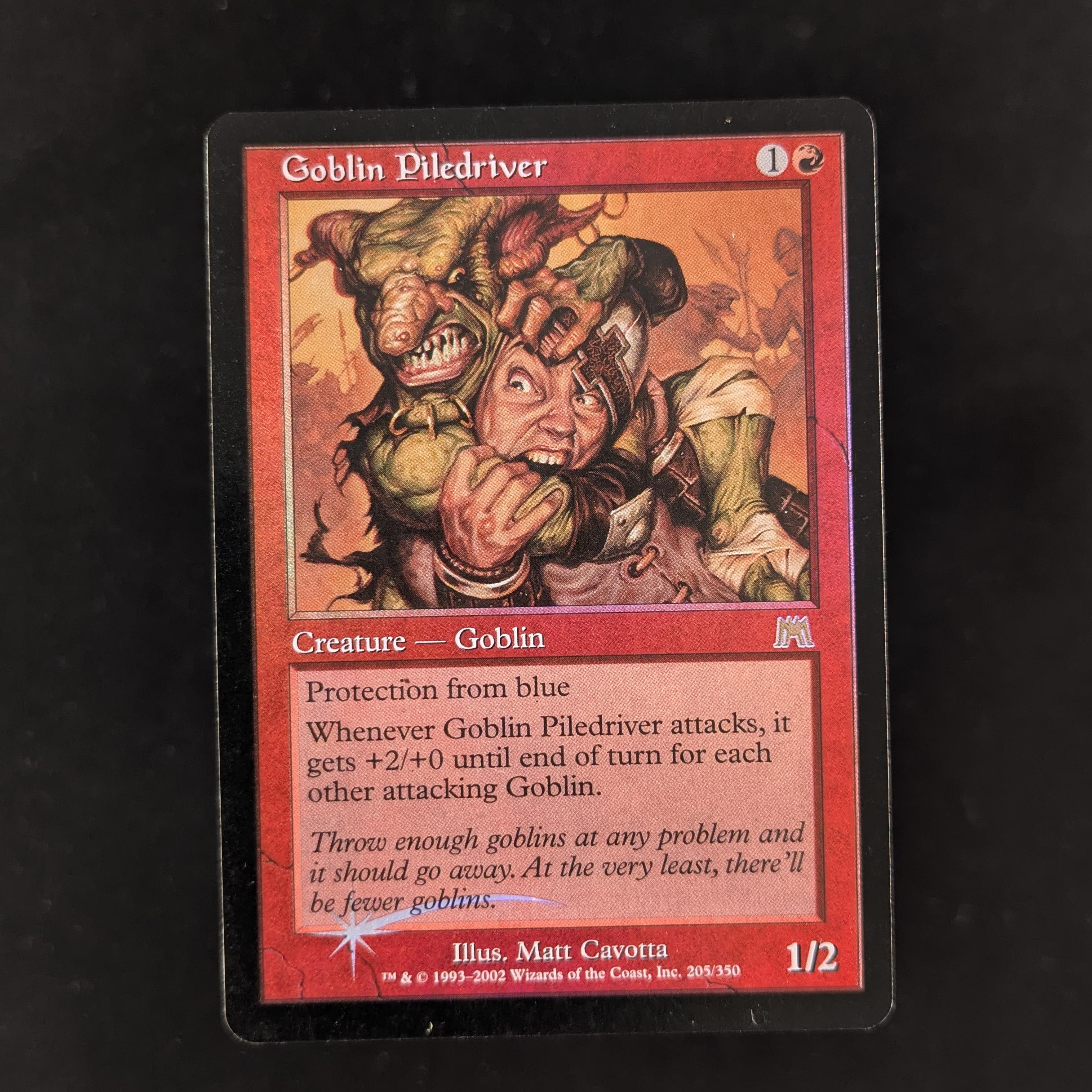 MTG Singles - [FOIL] Goblin Piledriver - Onslaught - GD - 
