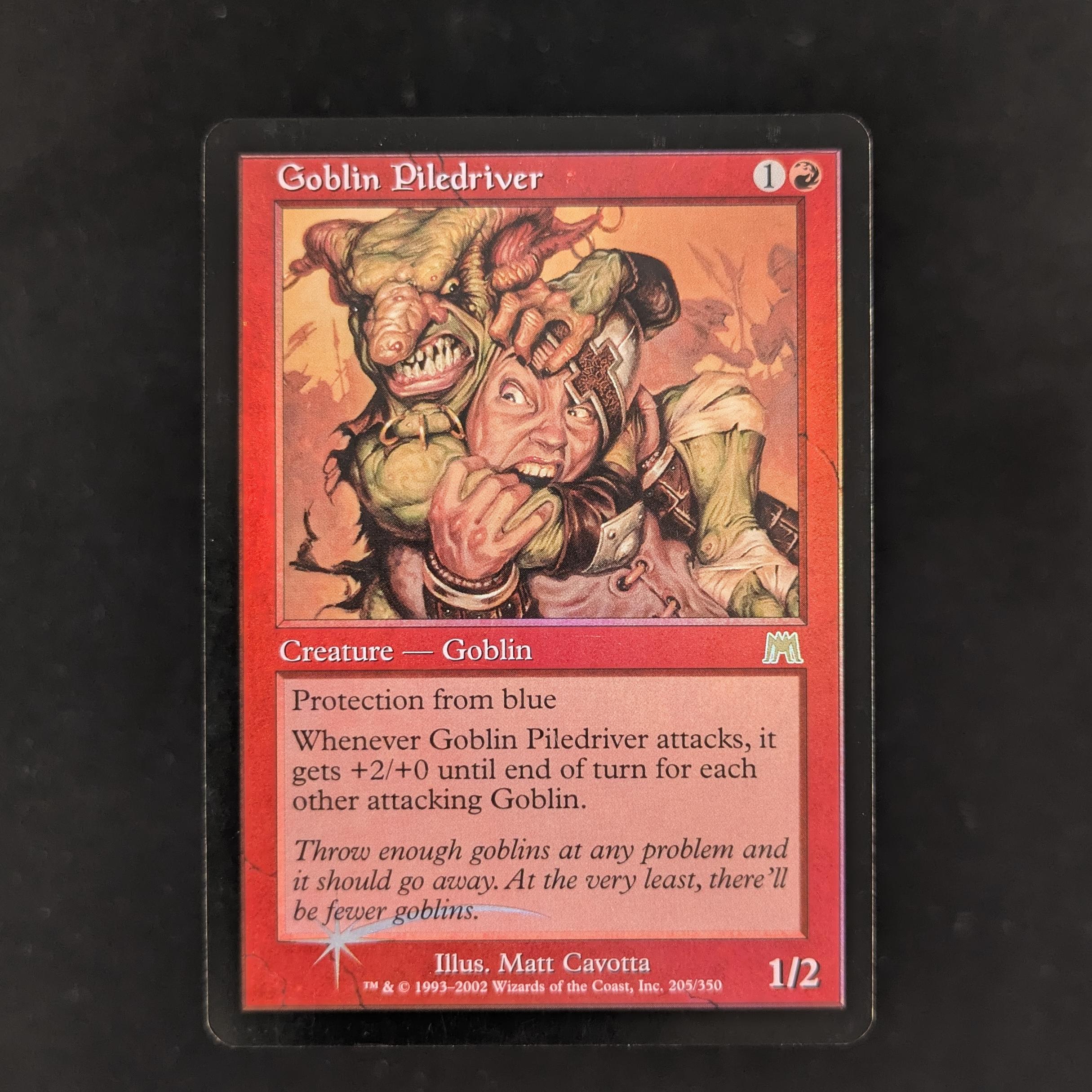 MTG Singles - [FOIL] Goblin Piledriver - Onslaught - LP - 