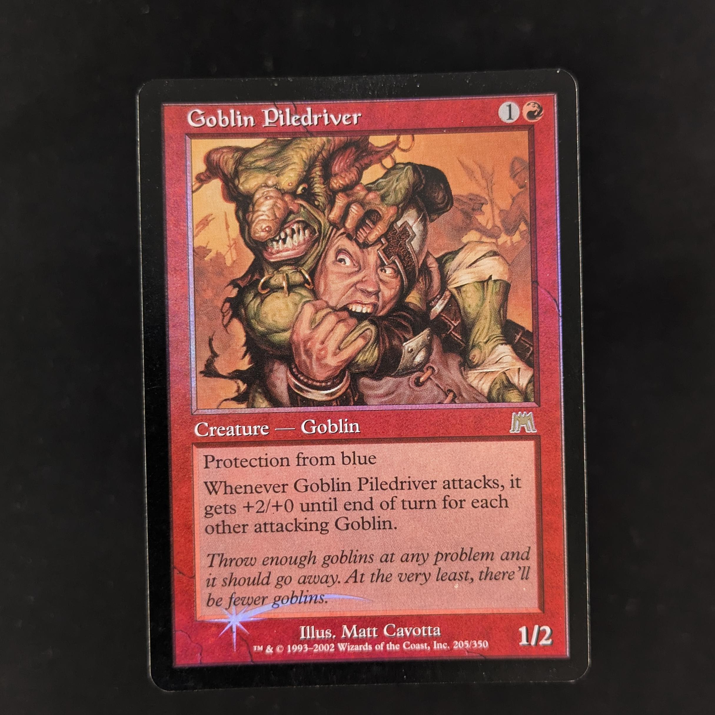 MTG Singles - [FOIL] Goblin Piledriver - Onslaught - PL - 