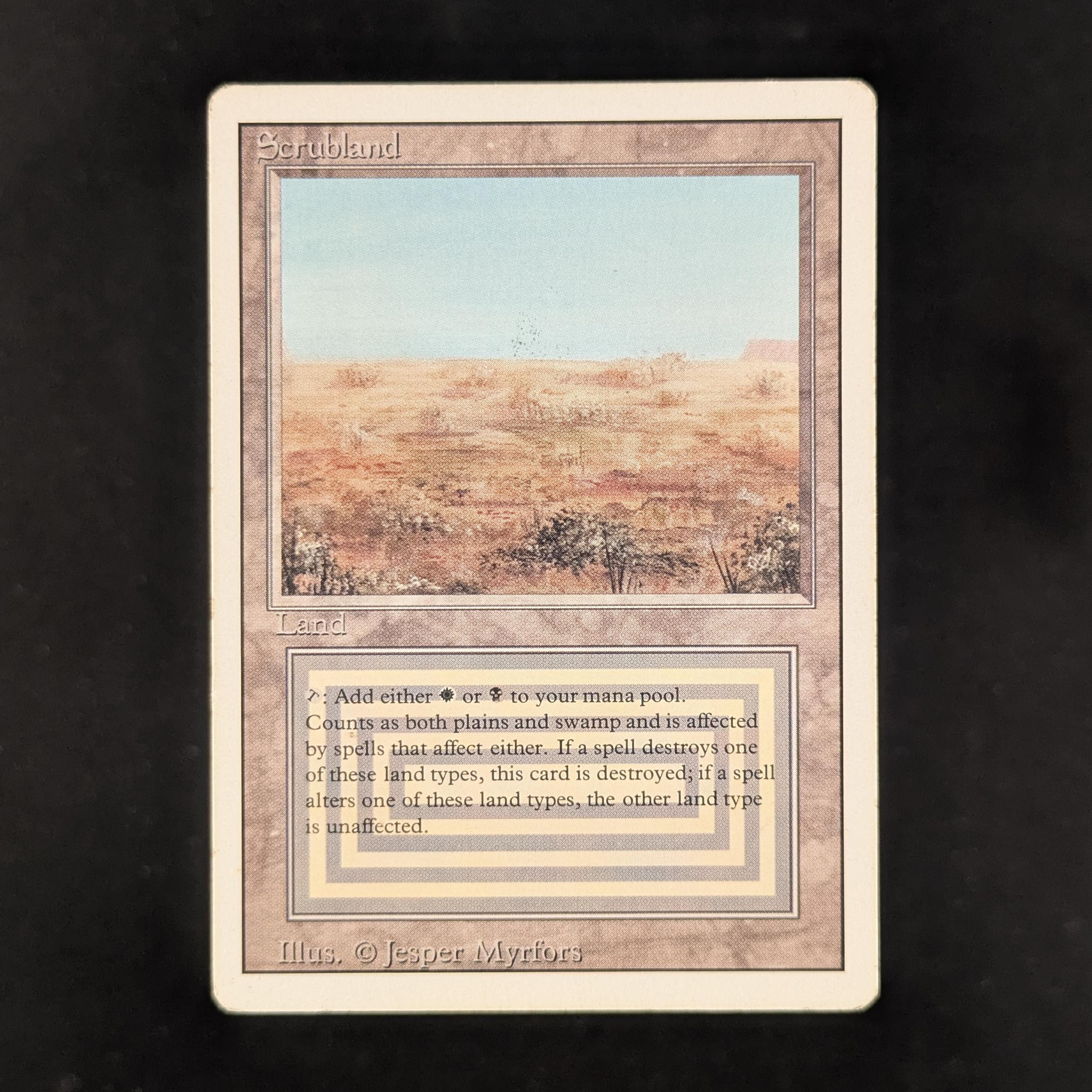 MTG Singles - Scrubland - Revised - PL - 31194