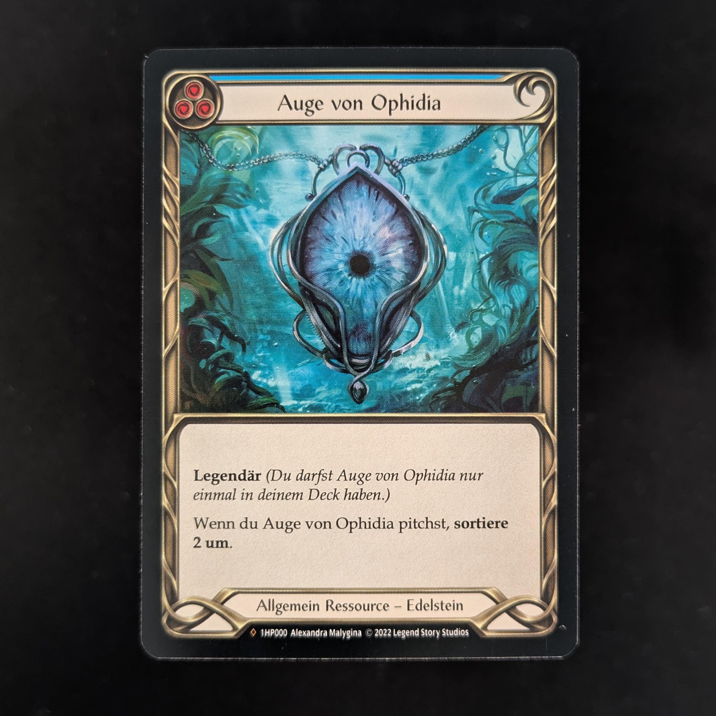 FAB Singles - Eye of Ophidia (Rainbow Foil) - - History Pack 1 - Black Label - NM - 