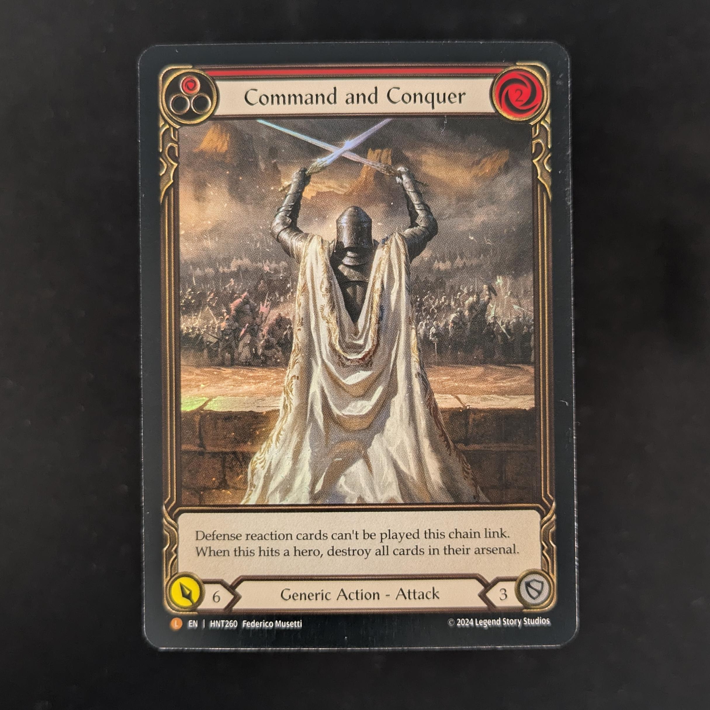 FAB Singles - Command and Conquer (Extended Art Rainbow Foil) - - The Hunted - NM - 
