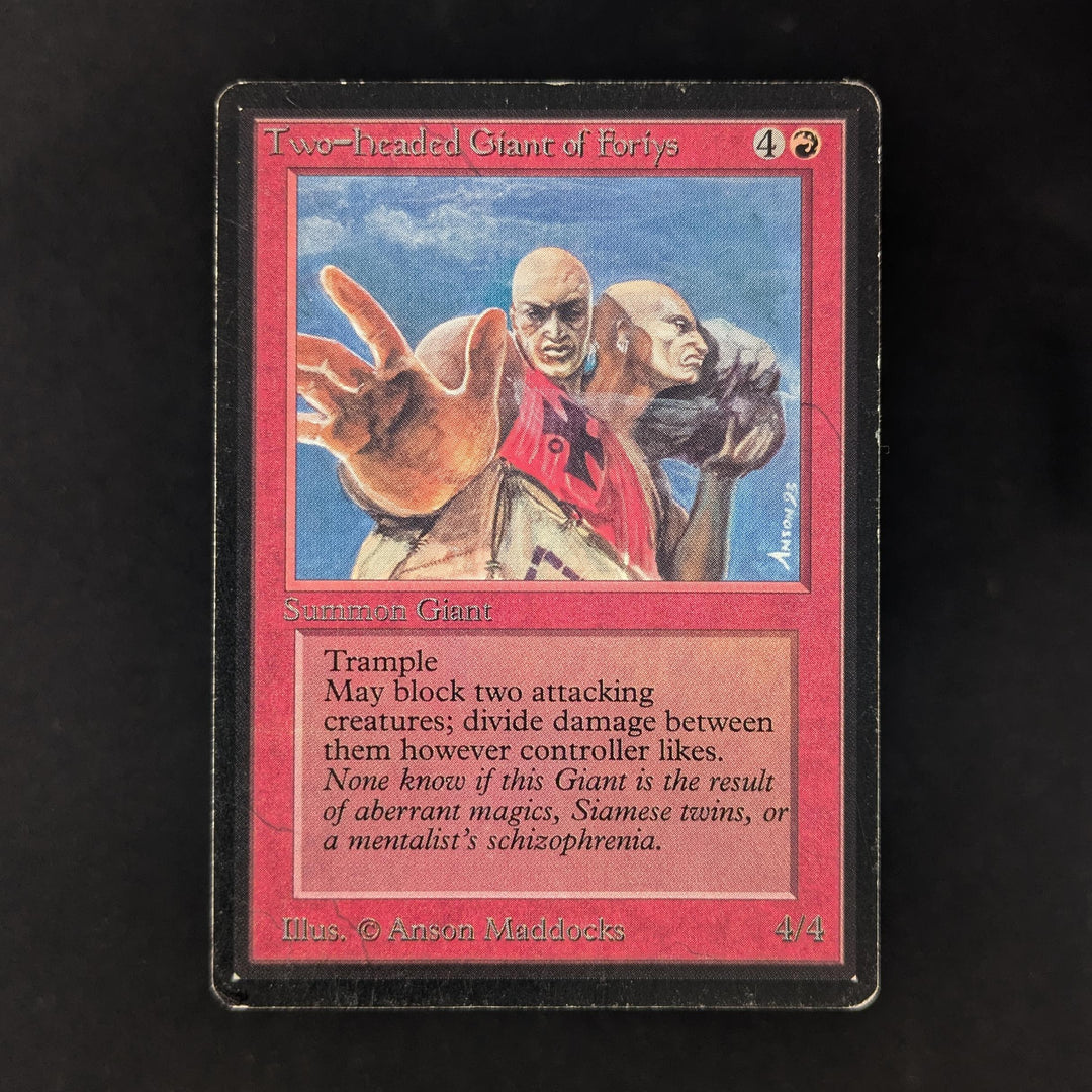 mtg two headed giant card Question about (or trolll) ! : r/mtg Headed Giant of Foriys can block an additional creature. Two-Headed Giant Takes Center Stage