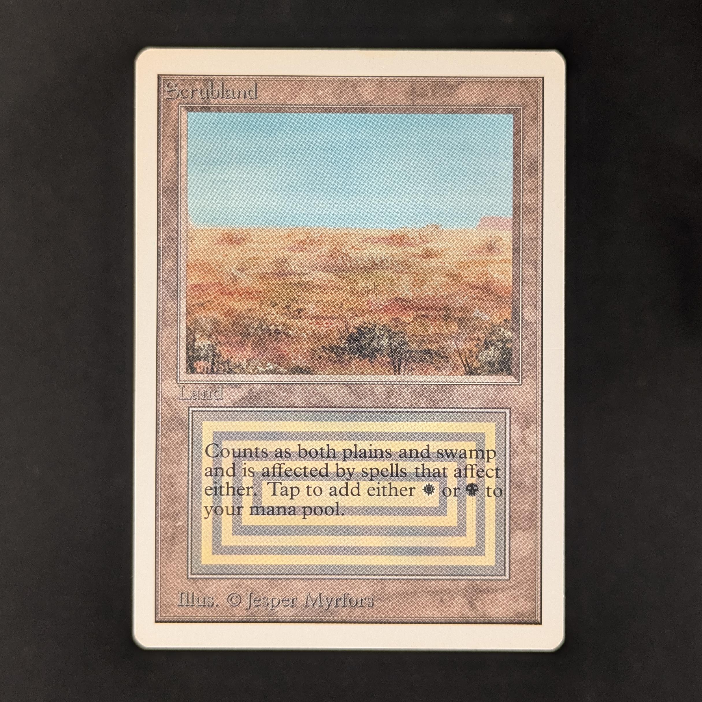 MTG Singles - Scrubland - Unlimited - LP - 31235