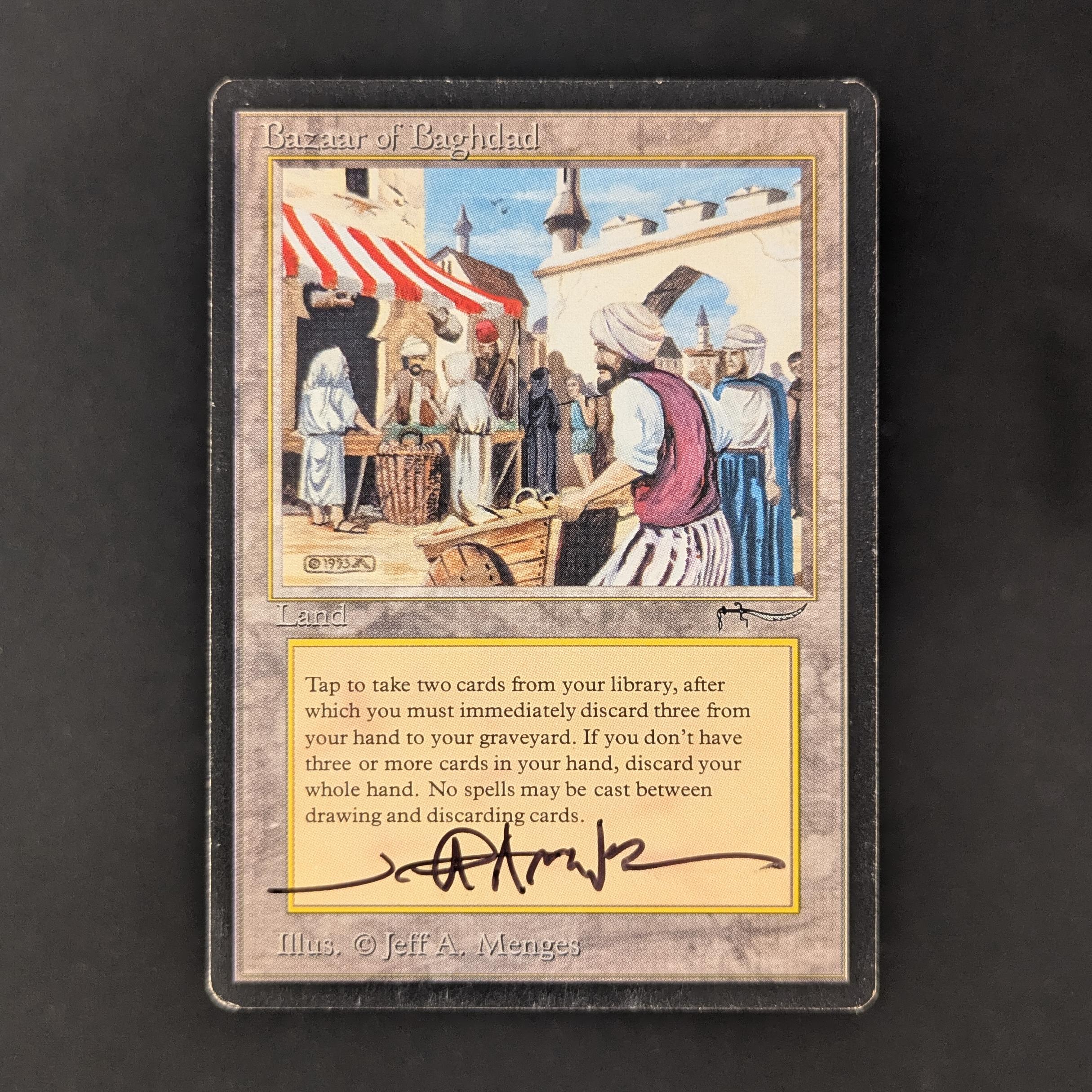 MTG Singles - Bazaar of Baghdad - Arabian Nights - LP - SIGNED - 31249