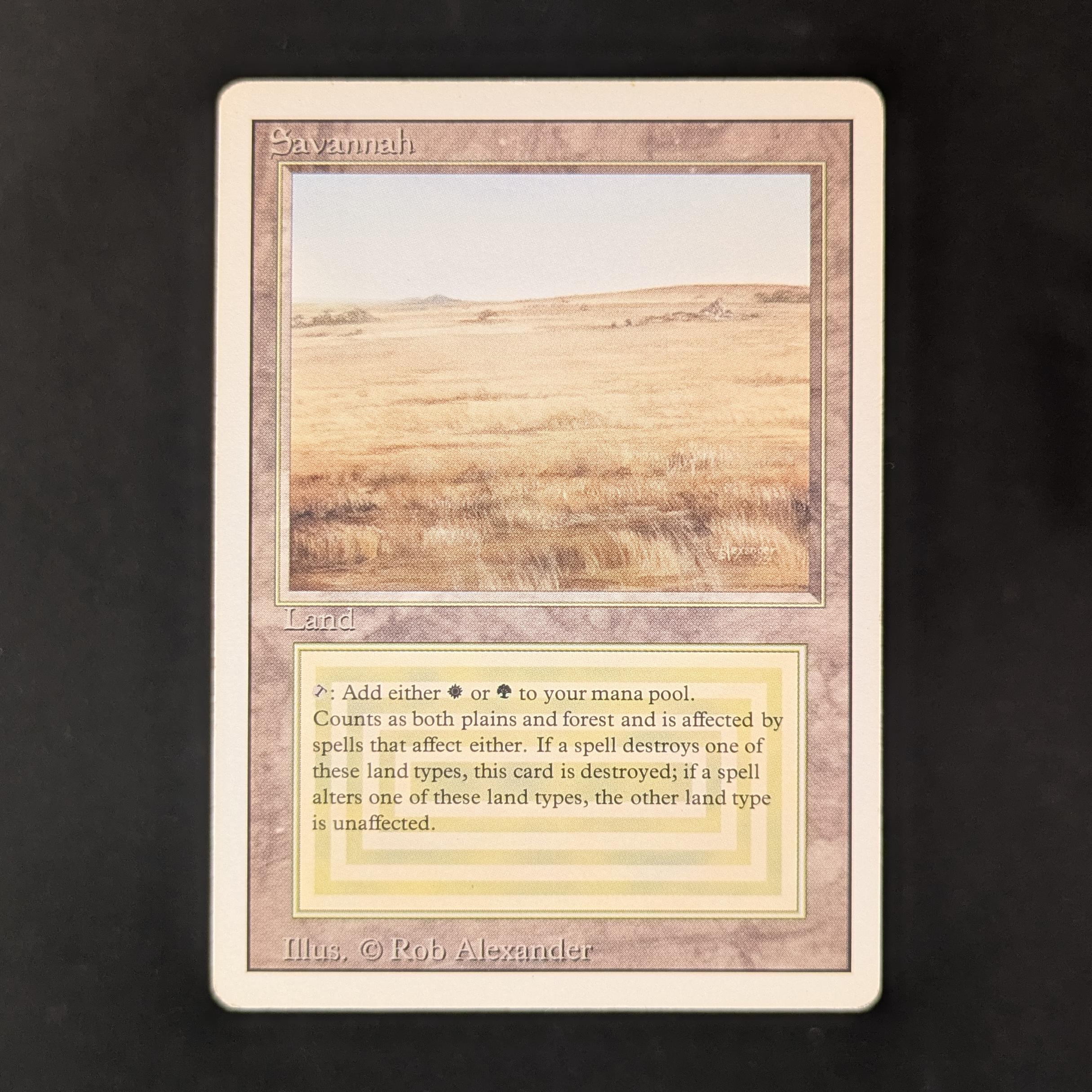 MTG Singles - Savannah - Revised - LP - 31274