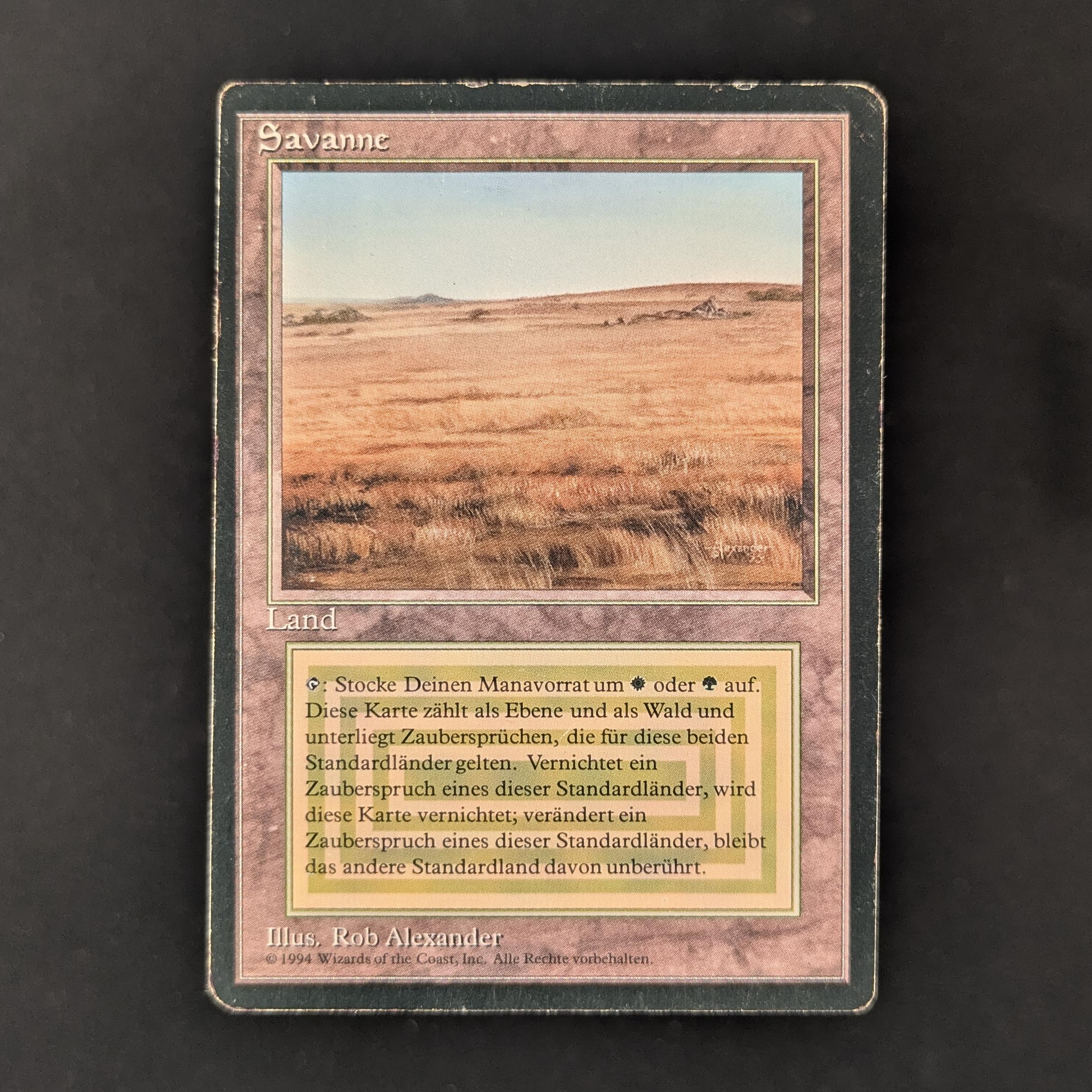 MTG Singles - Savannah - Foreign Black Bordered - German - PO - INKED - 31319