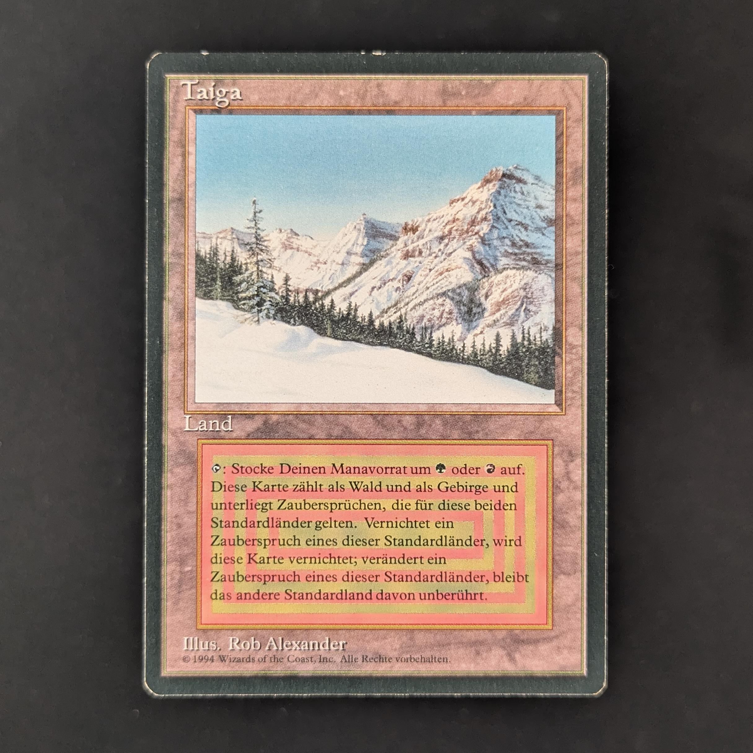 MTG Singles - Taiga - Foreign Black Bordered - German - GD - 31322