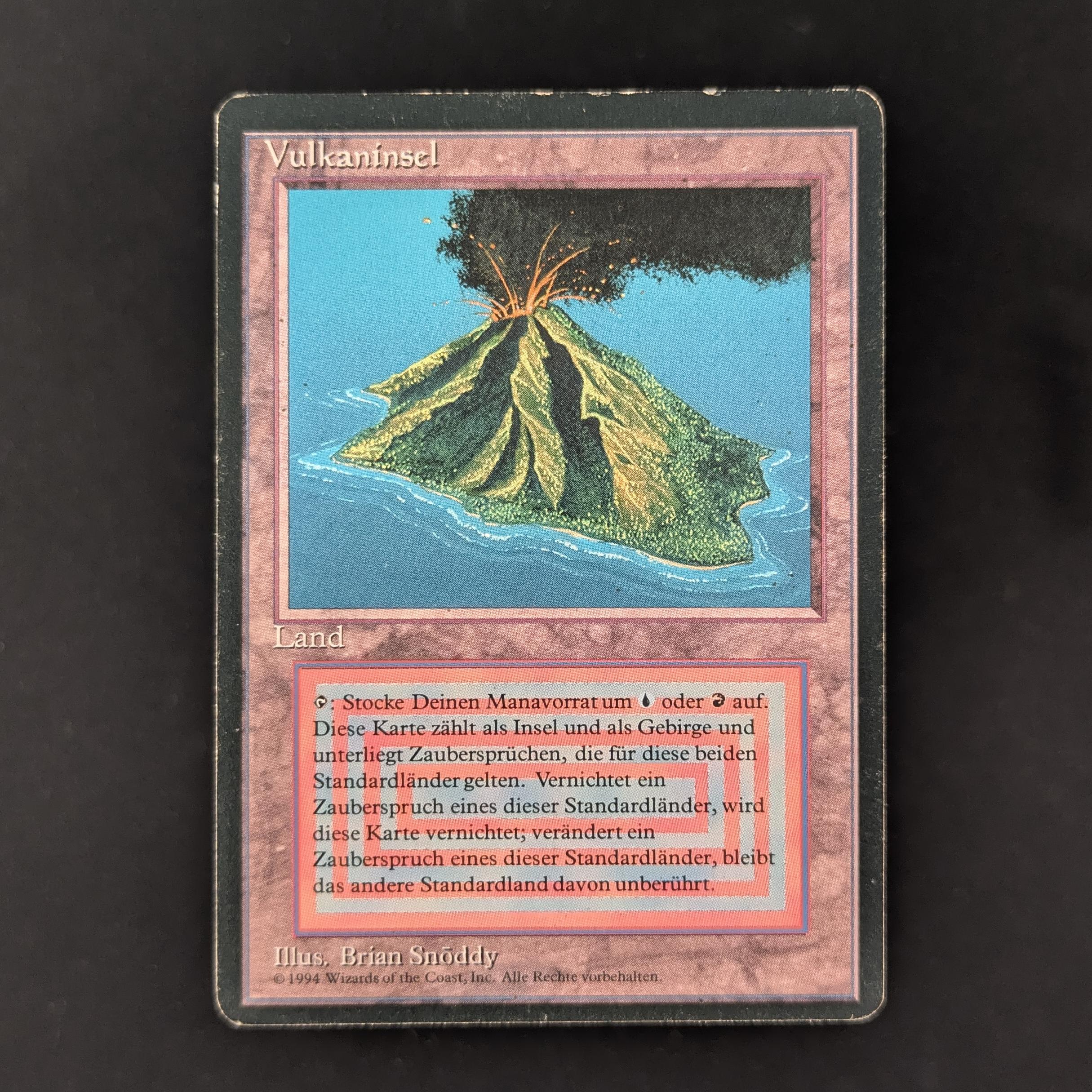 MTG Singles - Volcanic Island - Foreign Black Bordered - German - LP - 31329
