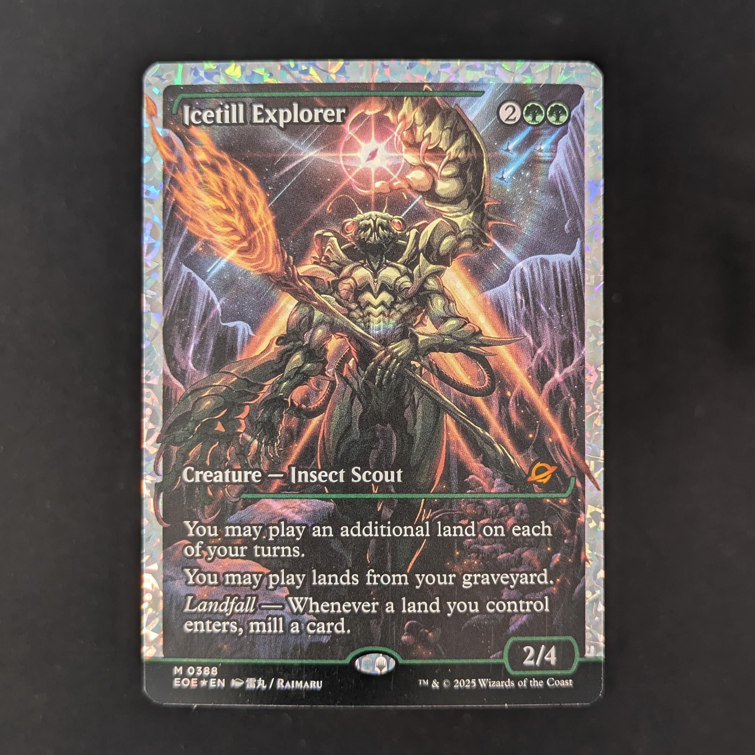 MTG Singles - [FOIL] Icetill Explorer (Fractured Foil) - Edge of Eternities: Extras - NM - 