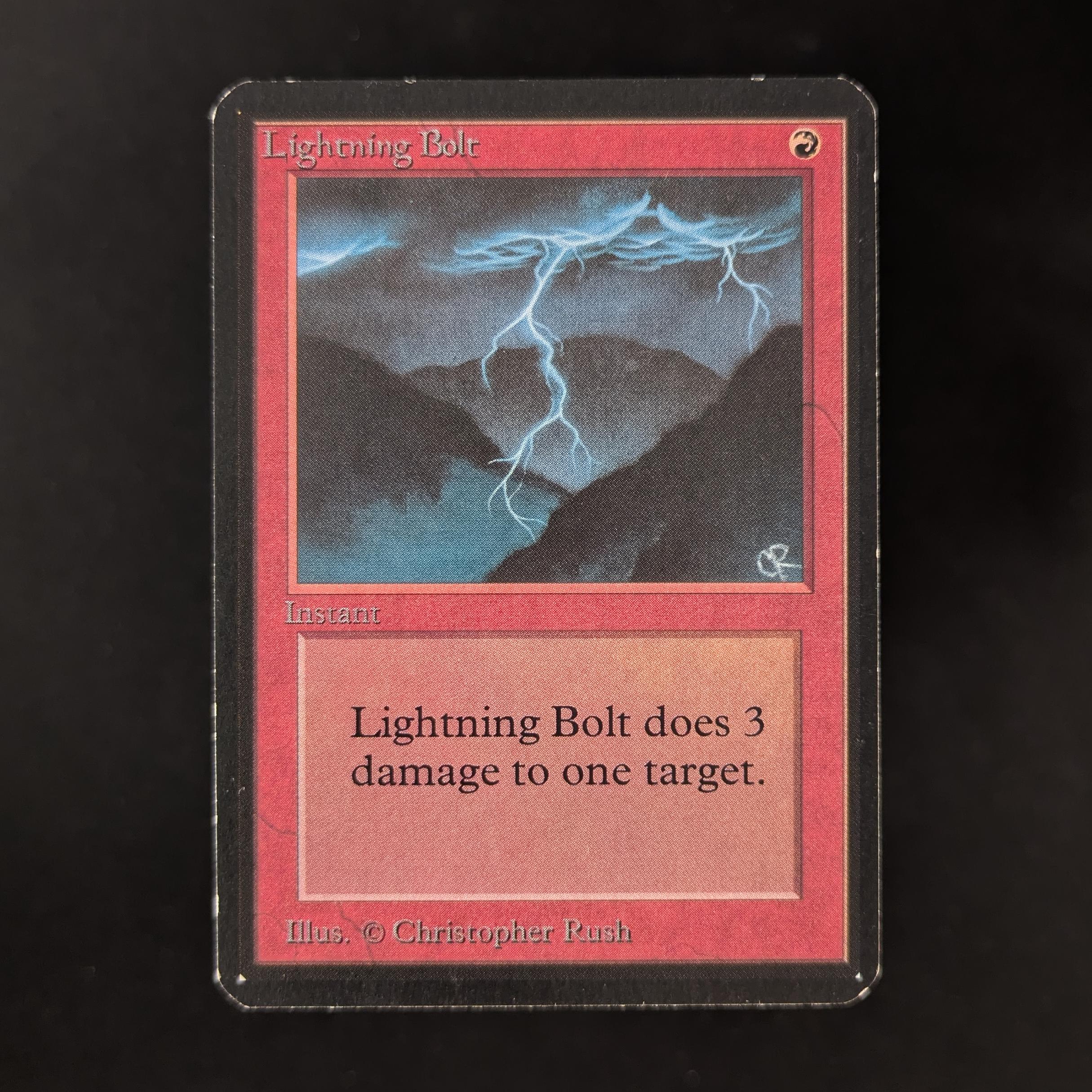mtg α アルファ Lightning bolt 稲妻 BGS8.5 Lightning Bolt - Alpha Edition - Magic: The Gathering - TCGplayer.com
